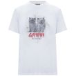 Футболка Ganni голубая