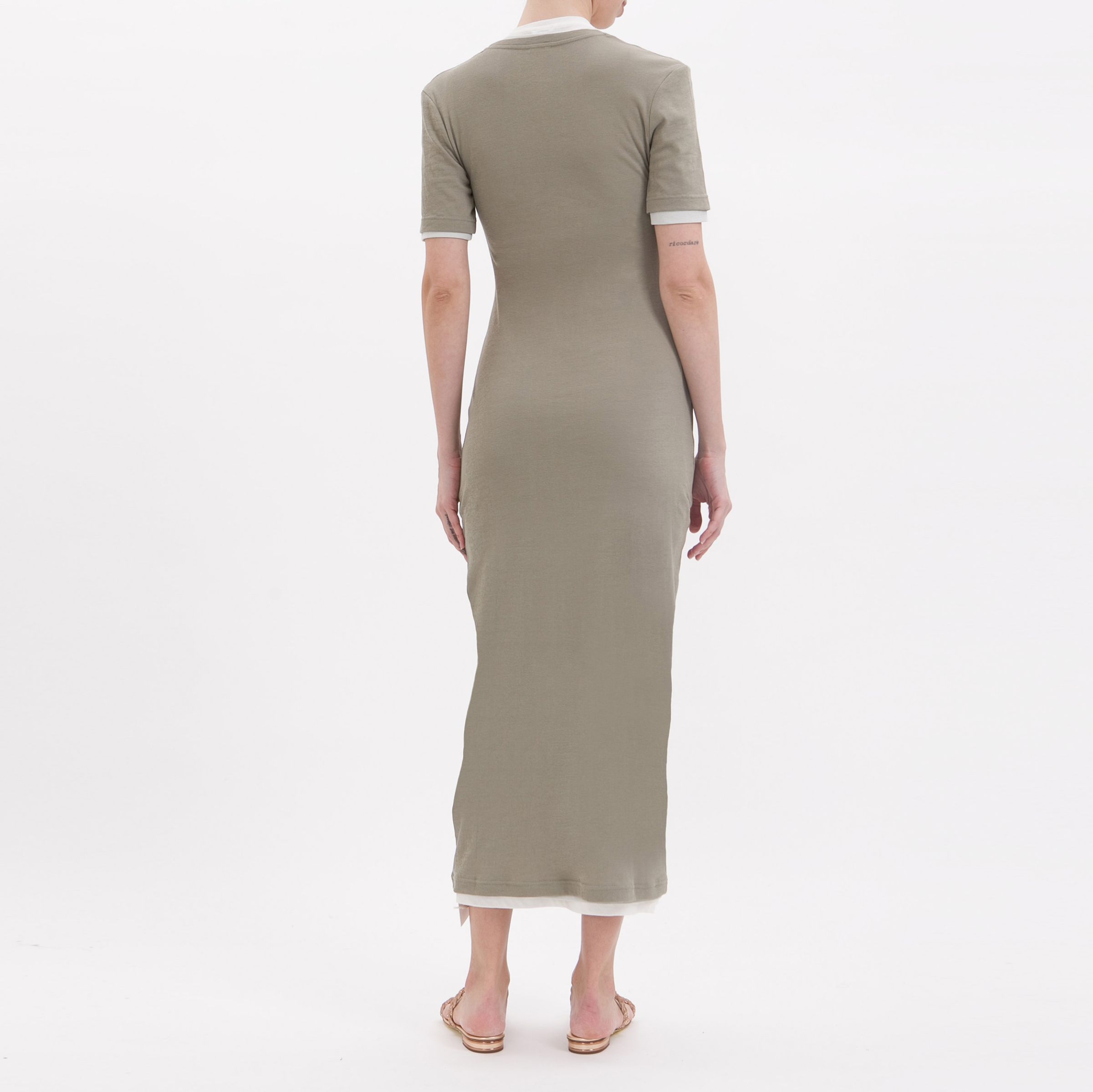 Платье Jil Sander бежевое