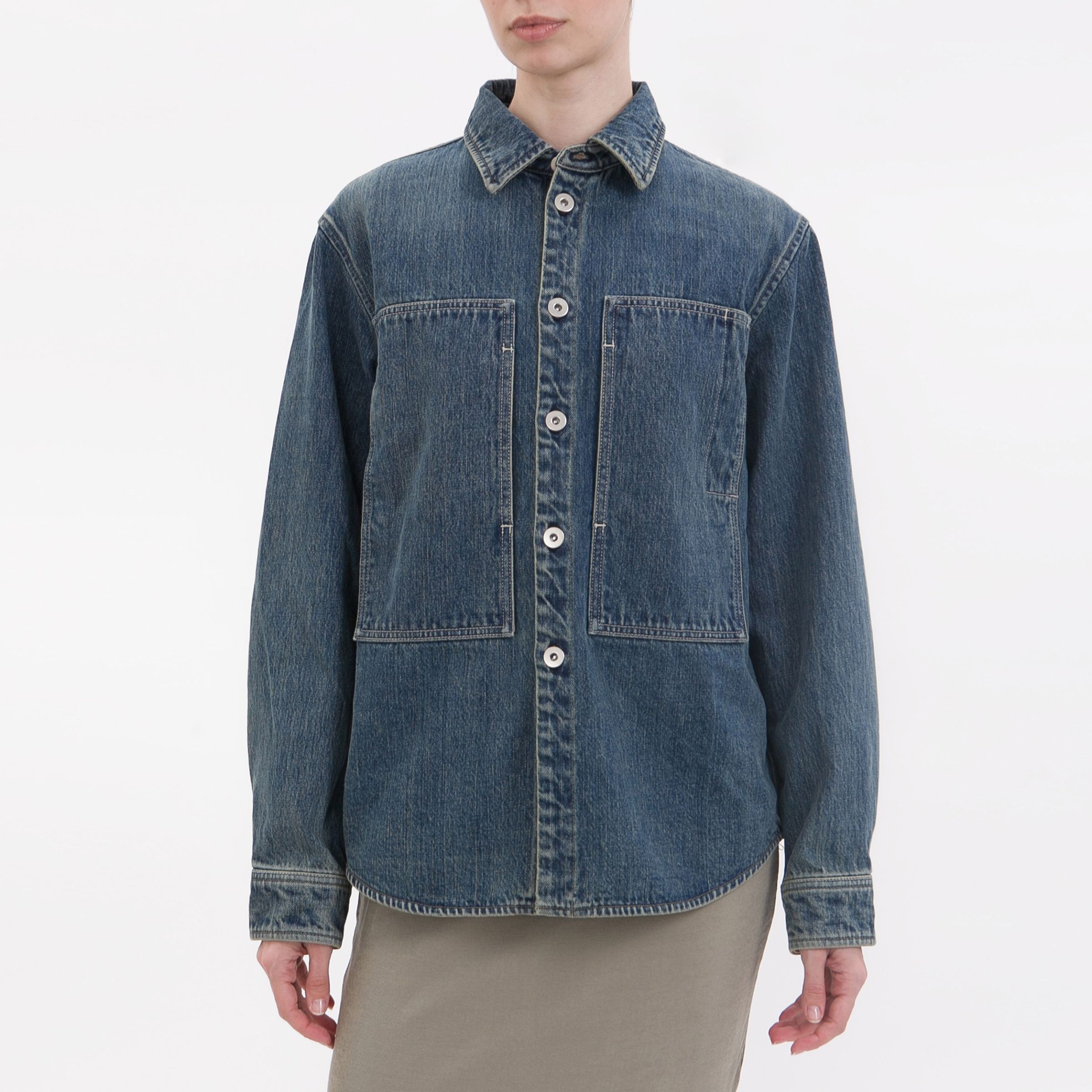 Рубашка Jil Sander джинсовая
