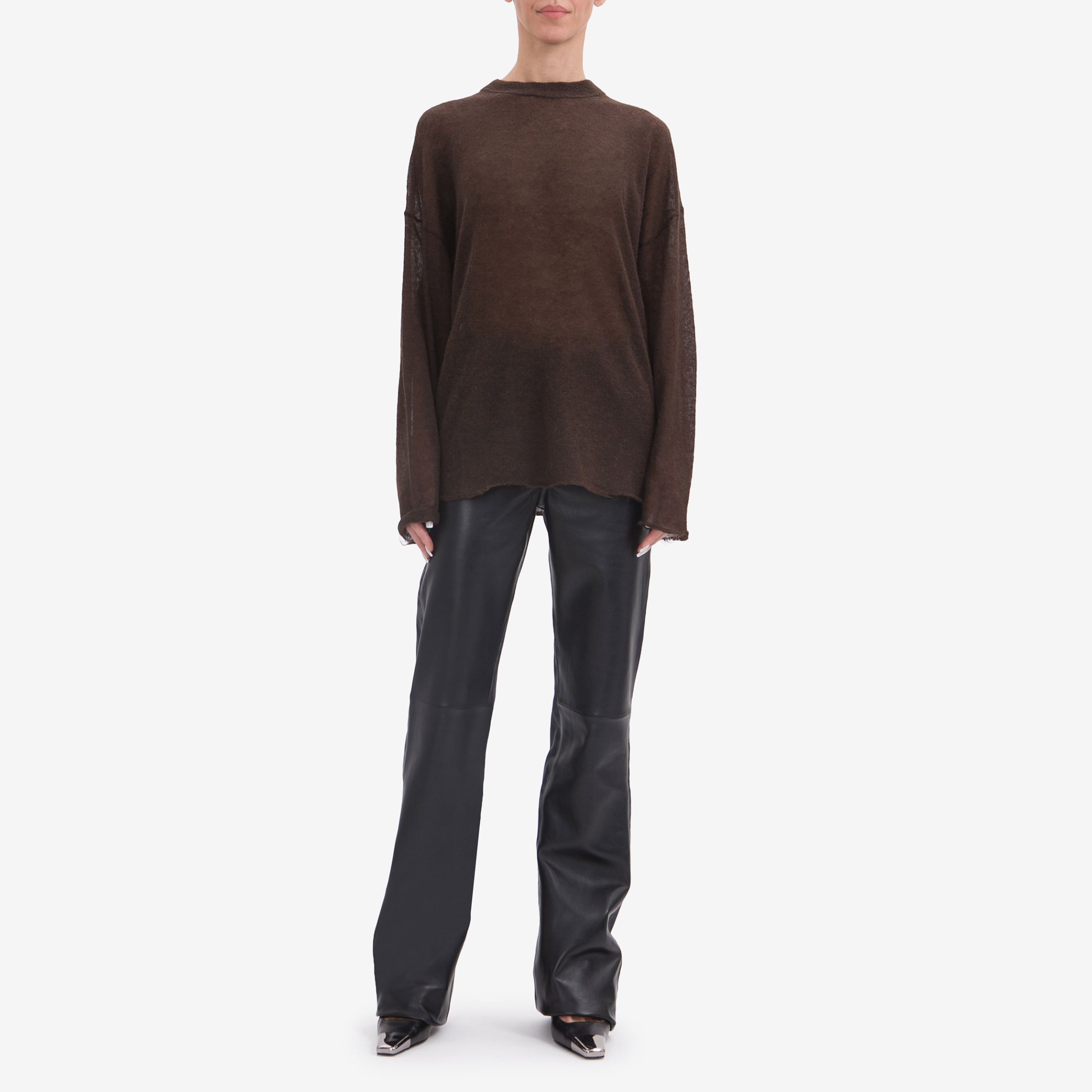 Джинсы комбинированные женские 