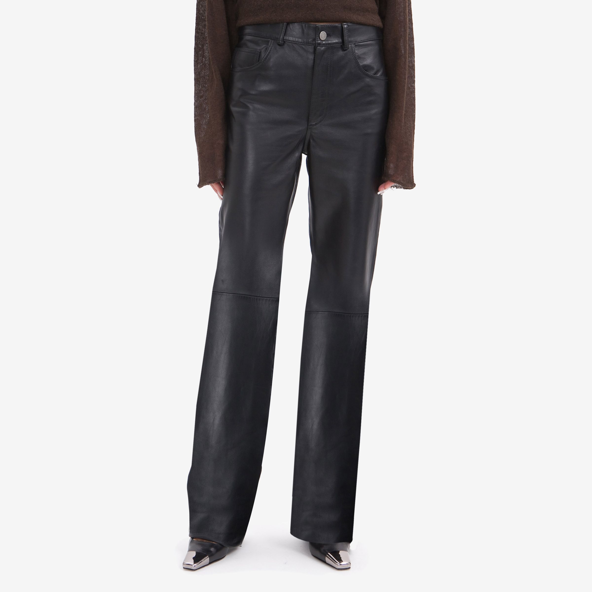 Джинсы комбинированные женские 