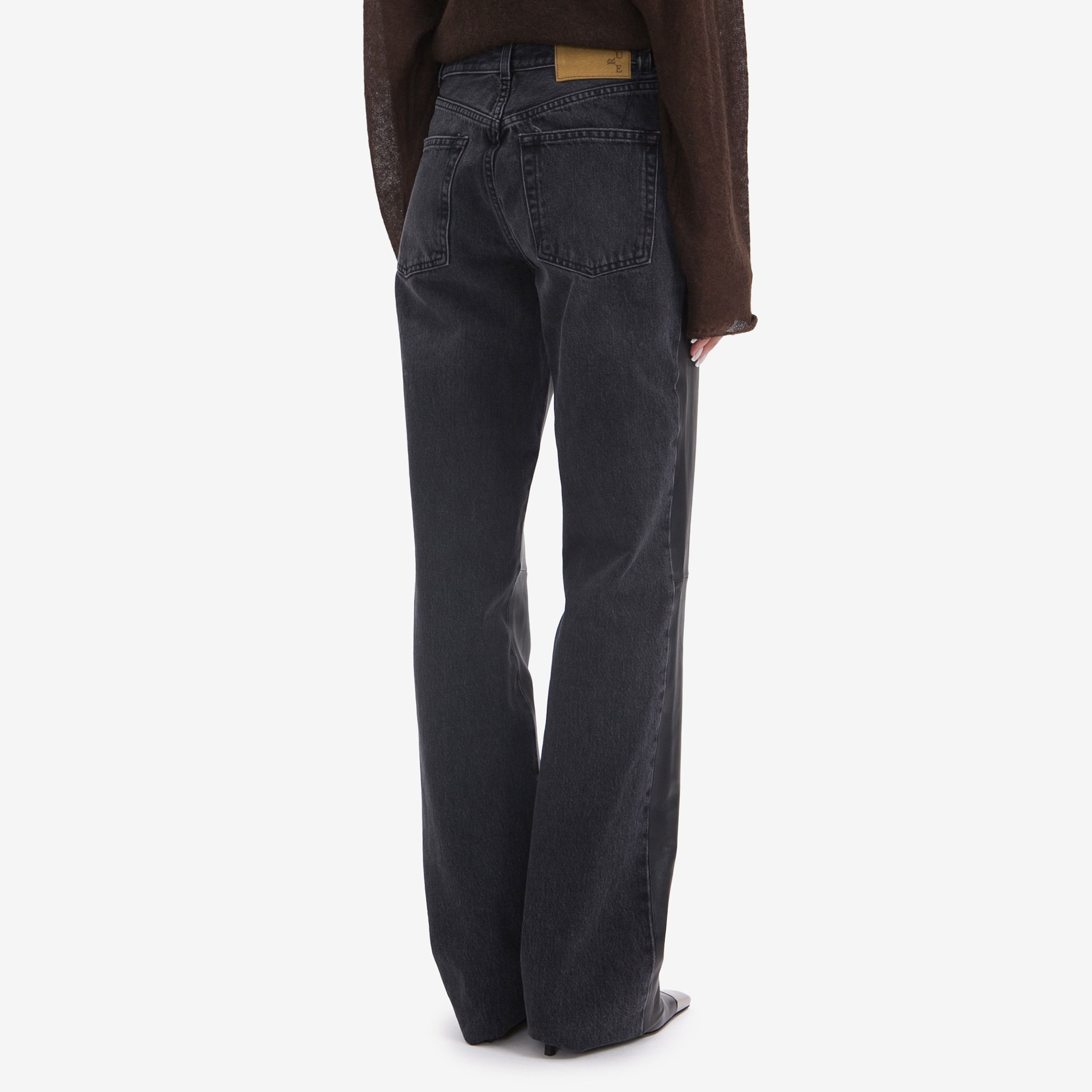 Джинсы комбинированные женские 