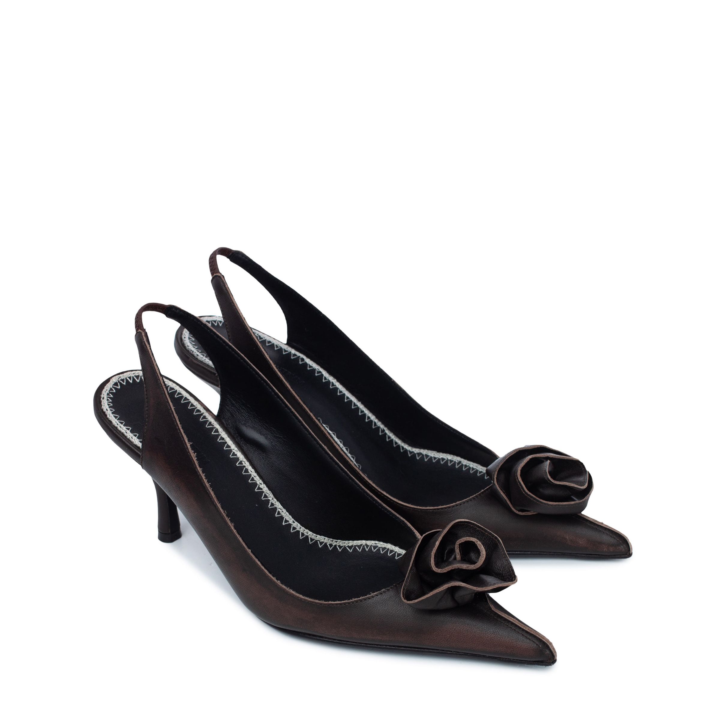 Туфли-слингбэки женские