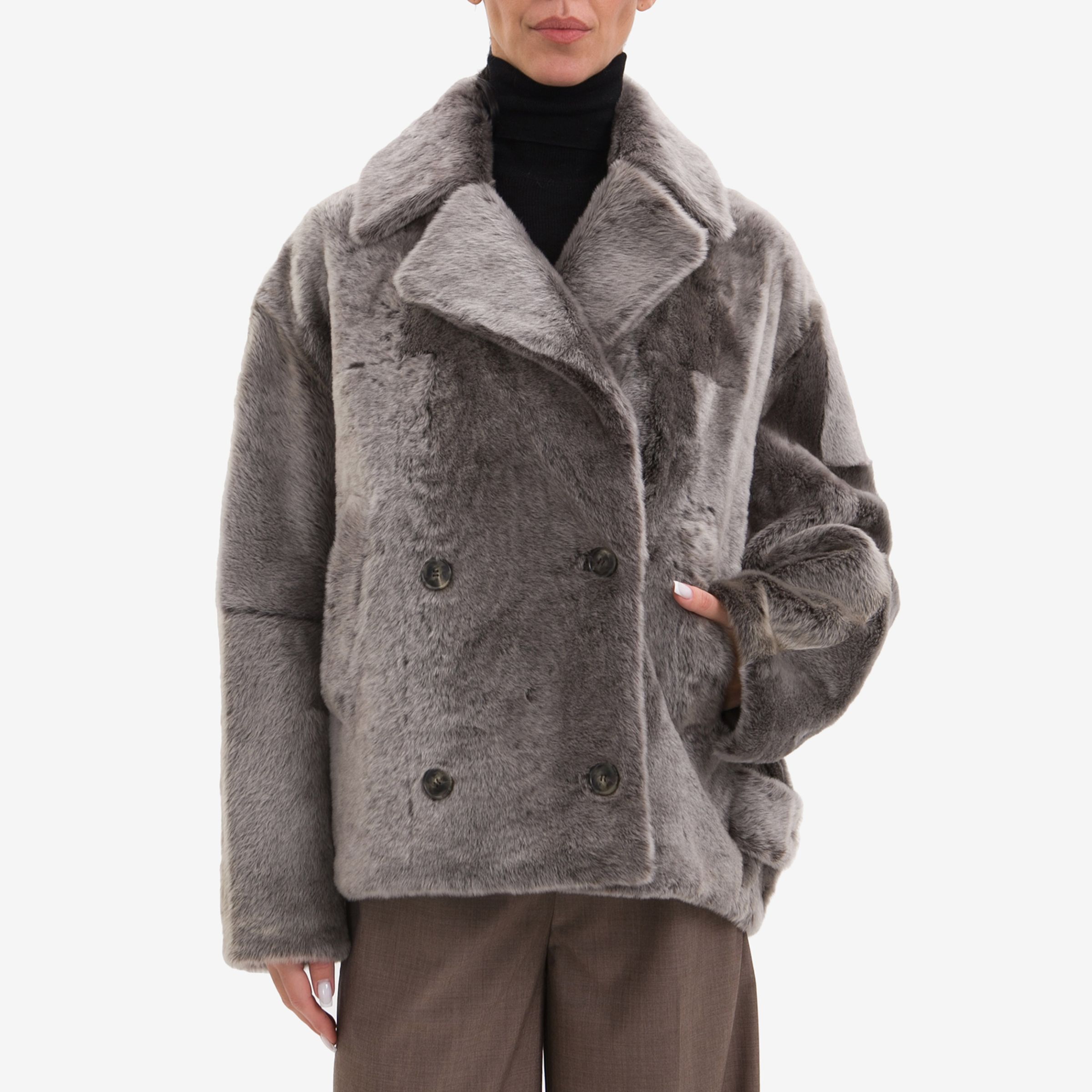 Куртка-бушлат женская