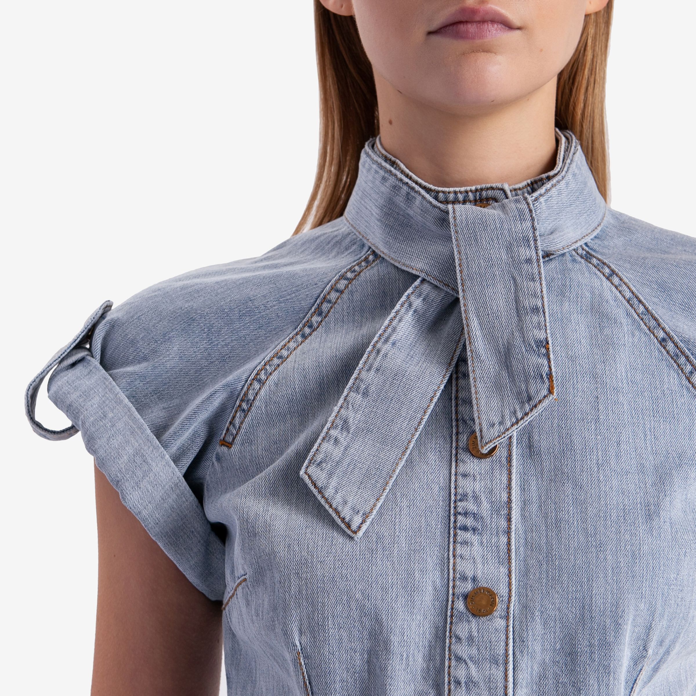 Рубашка джинсовая женская
