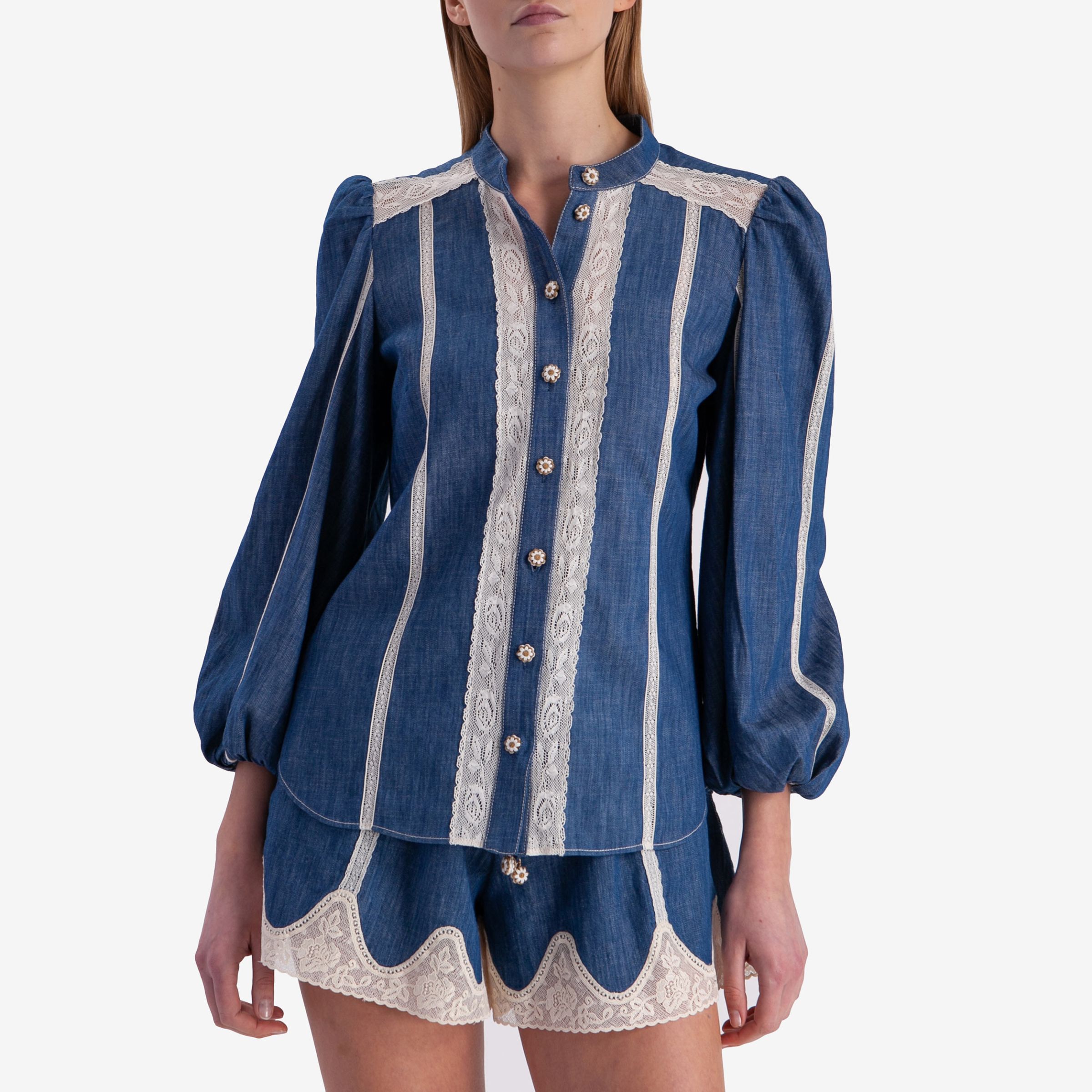 Рубашка джинсовая женская