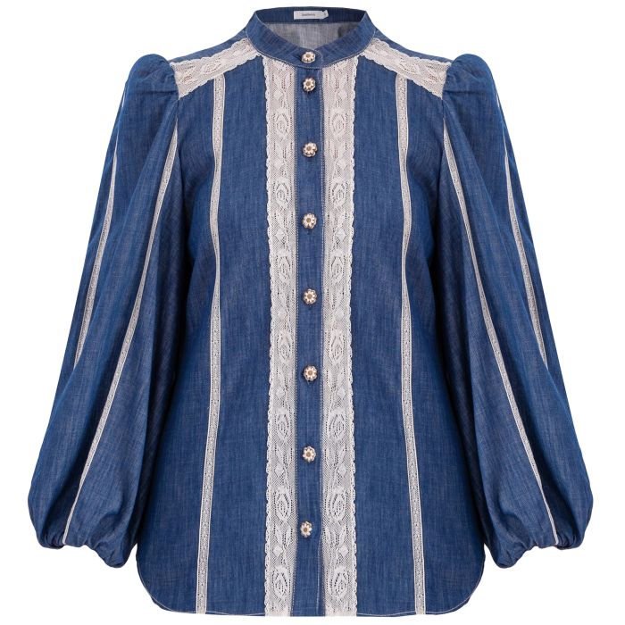 Рубашка джинсовая женская