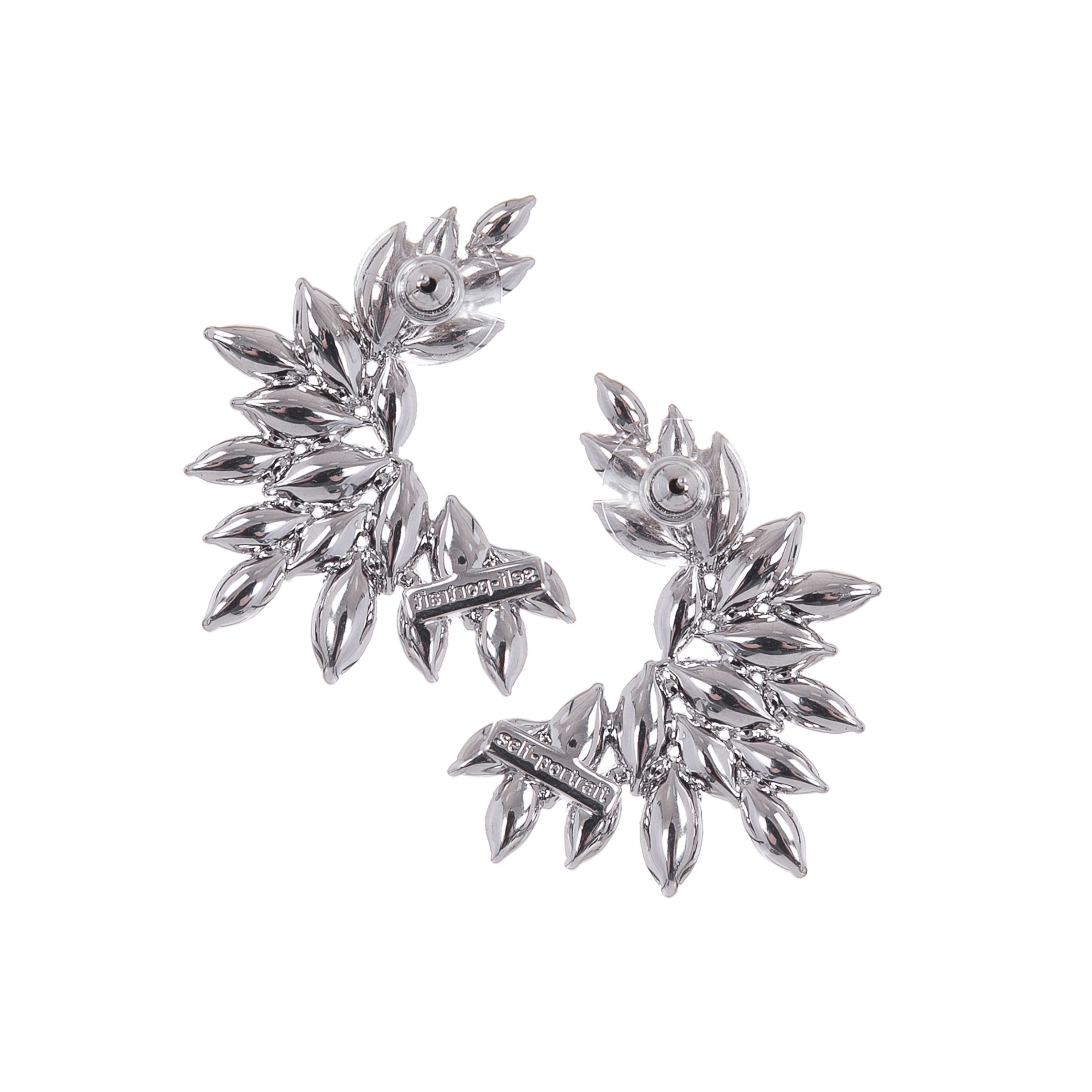 Серьги-манжеты с кристаллами