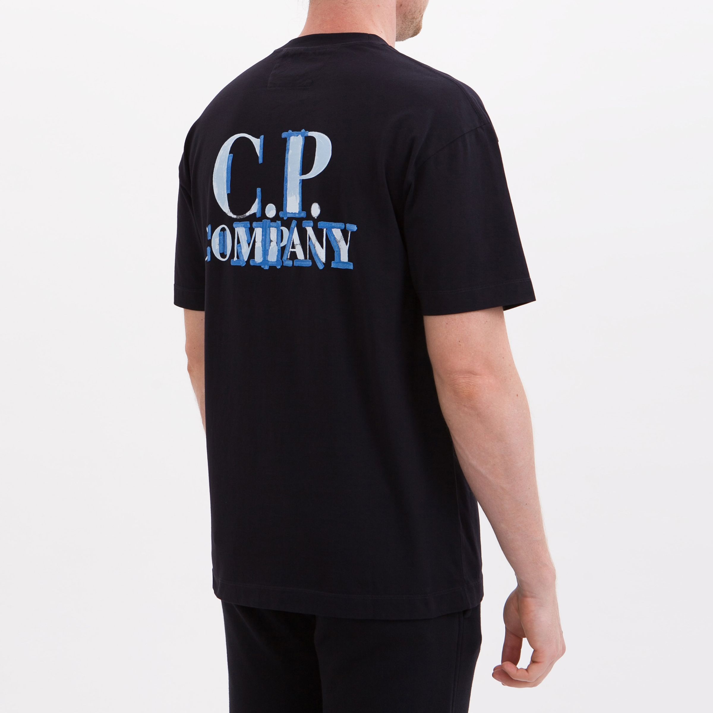 Футболка C.P. Company тёмно-синяя