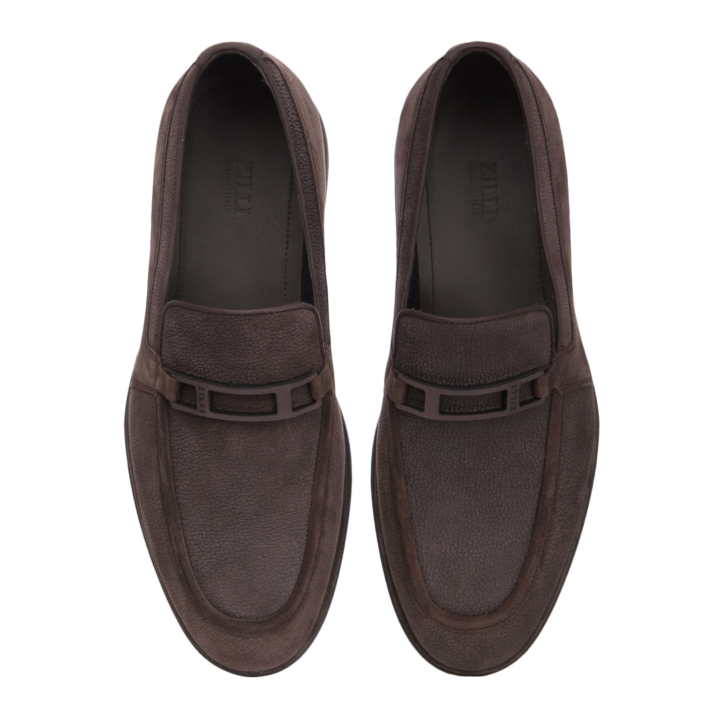 Мокасины коричневые