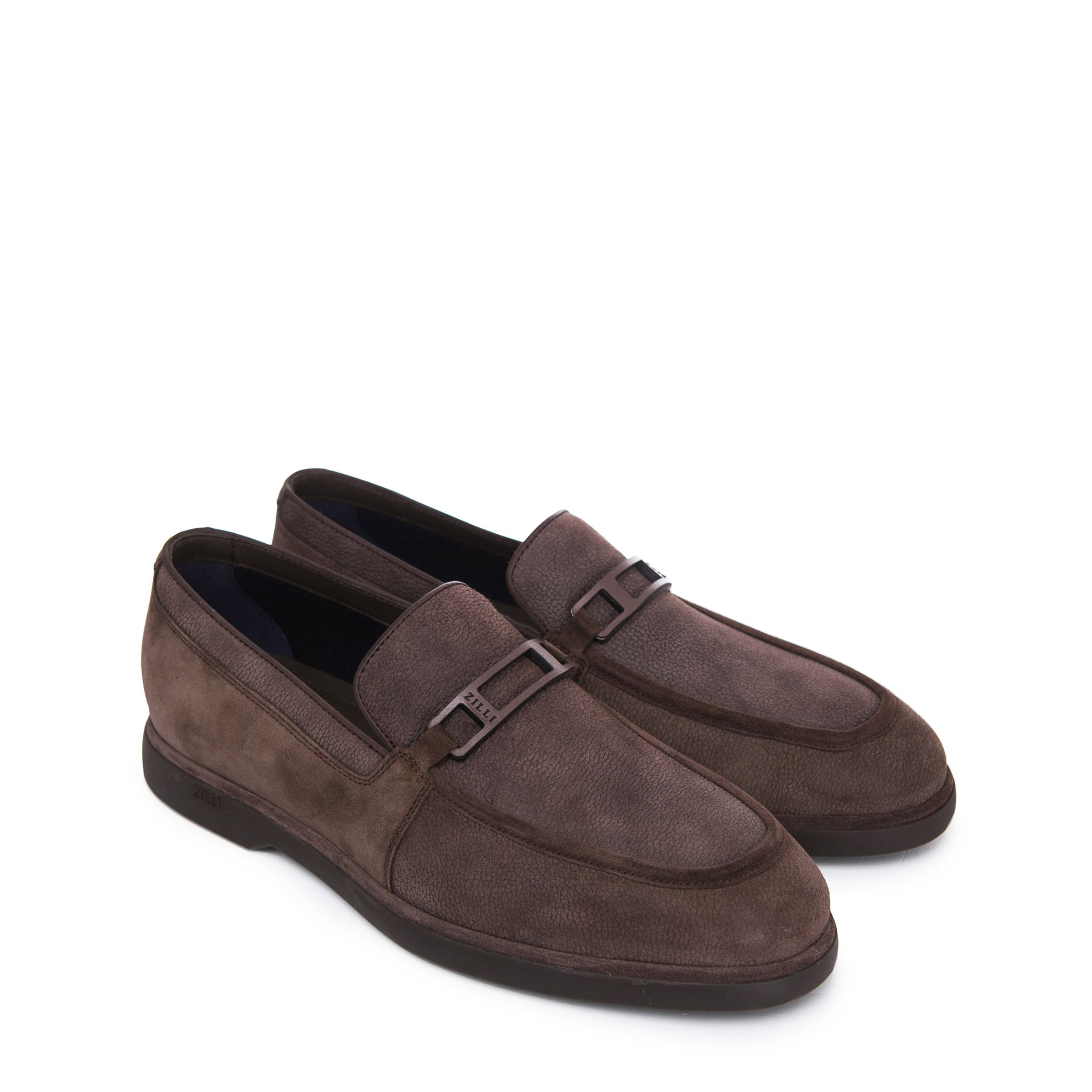 Мокасины коричневые