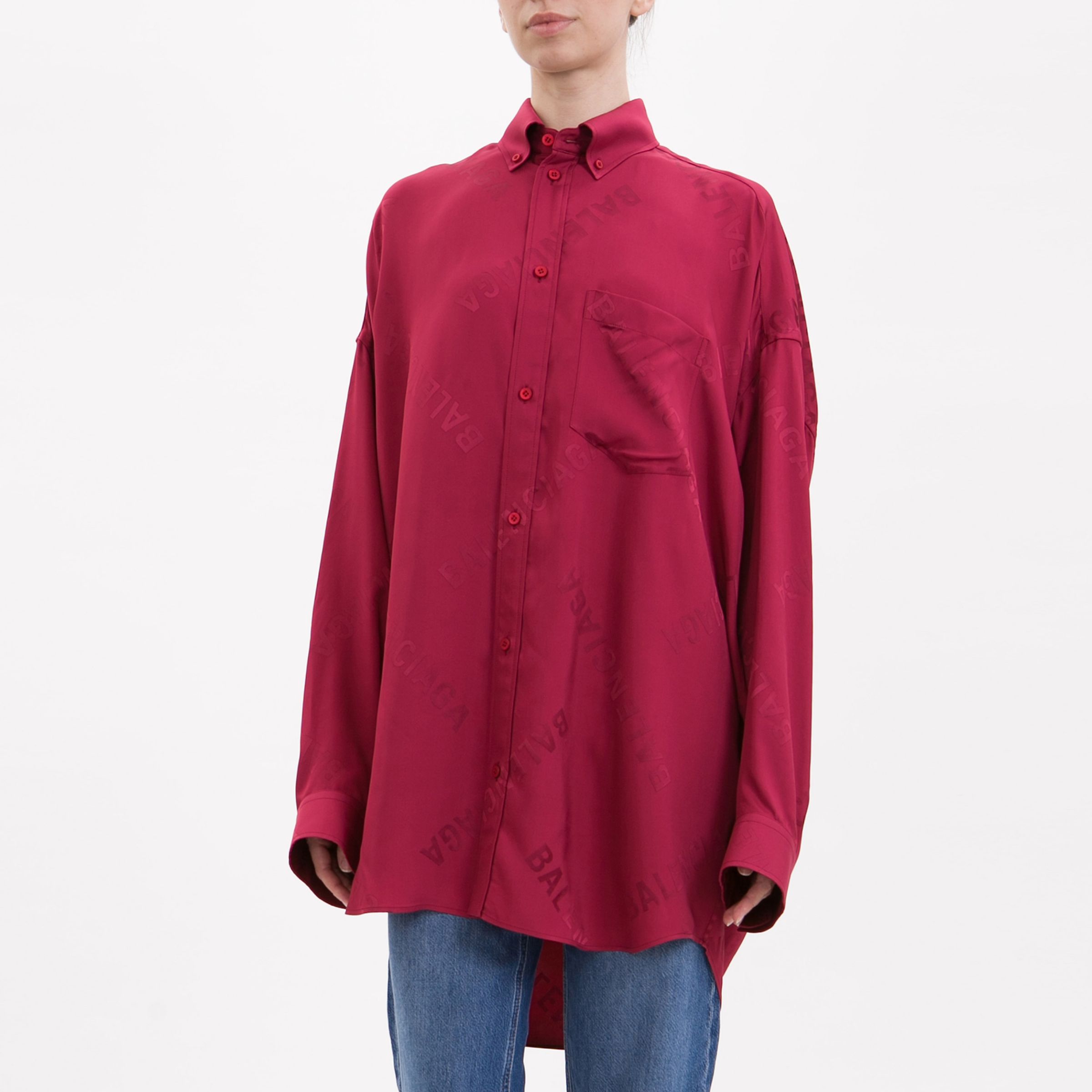 Блуза Balenciaga бордова