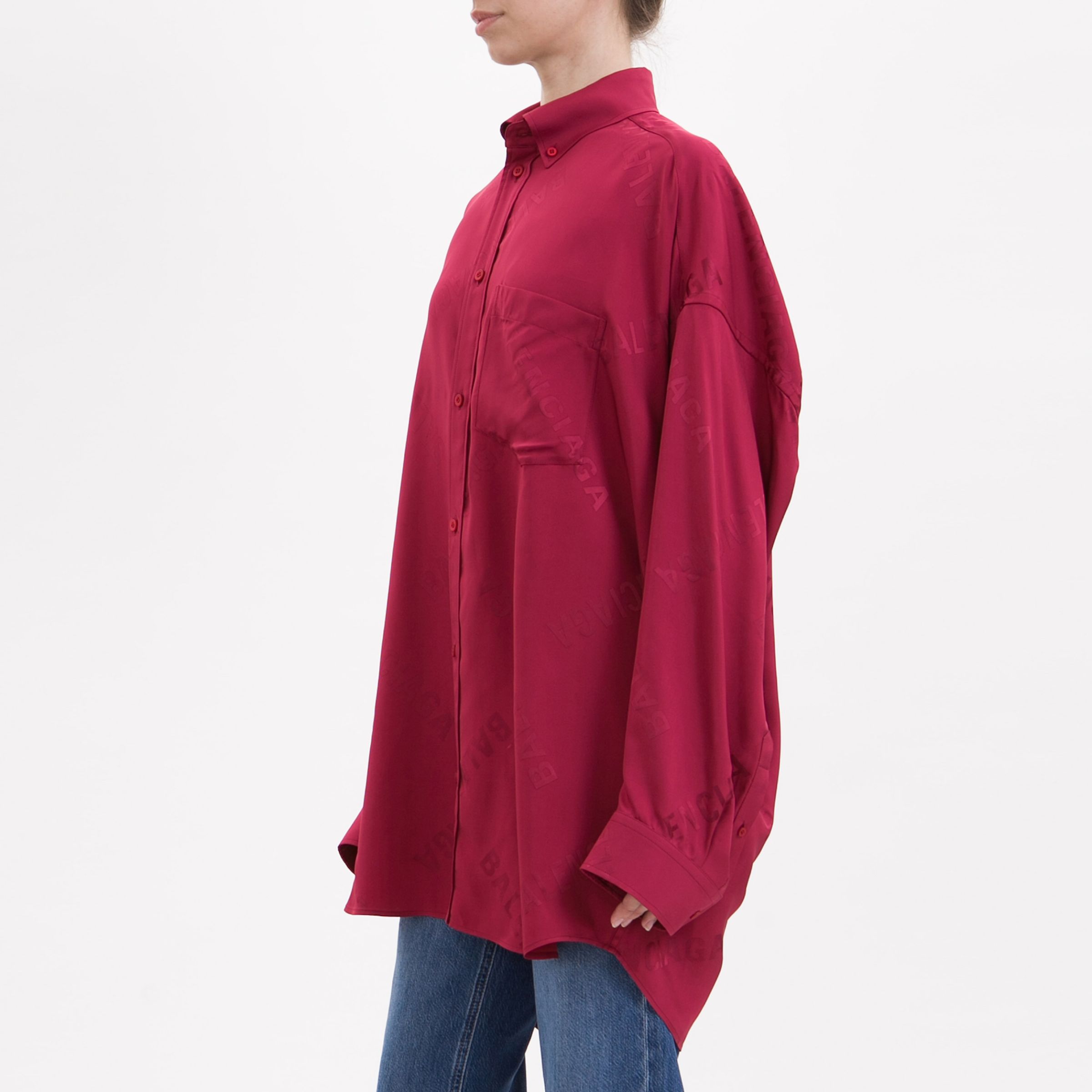 Блуза Balenciaga бордова