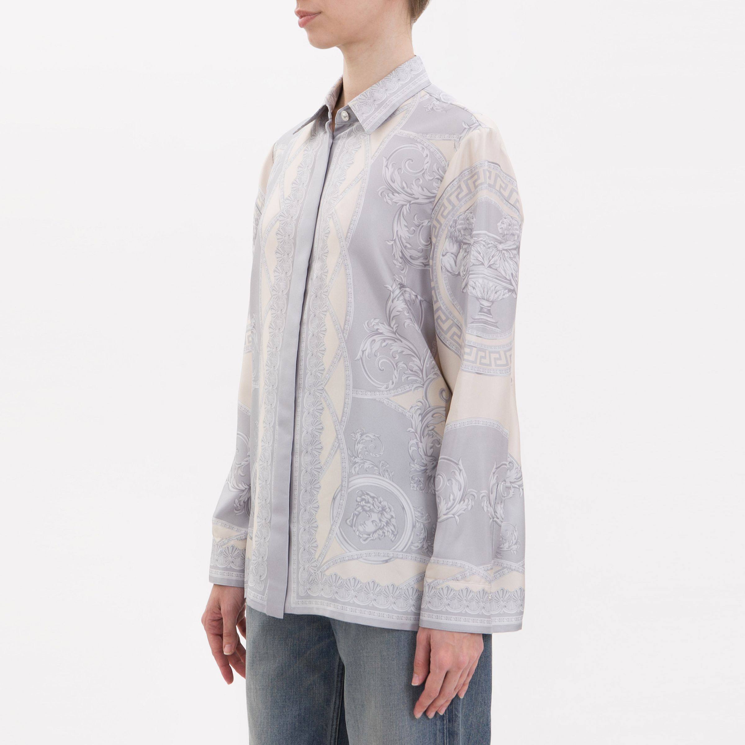 Блуза Versace сіра