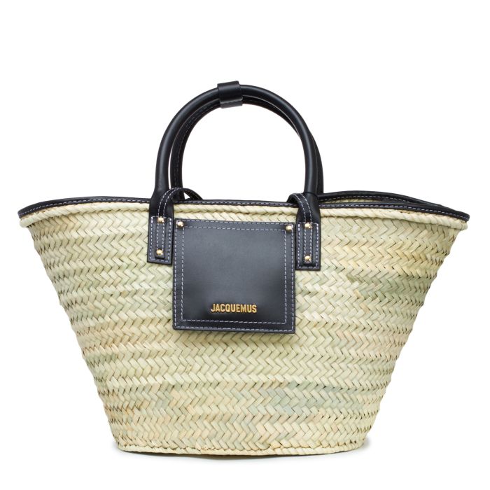 Сумка Jacquemus The Soli basket бежевая