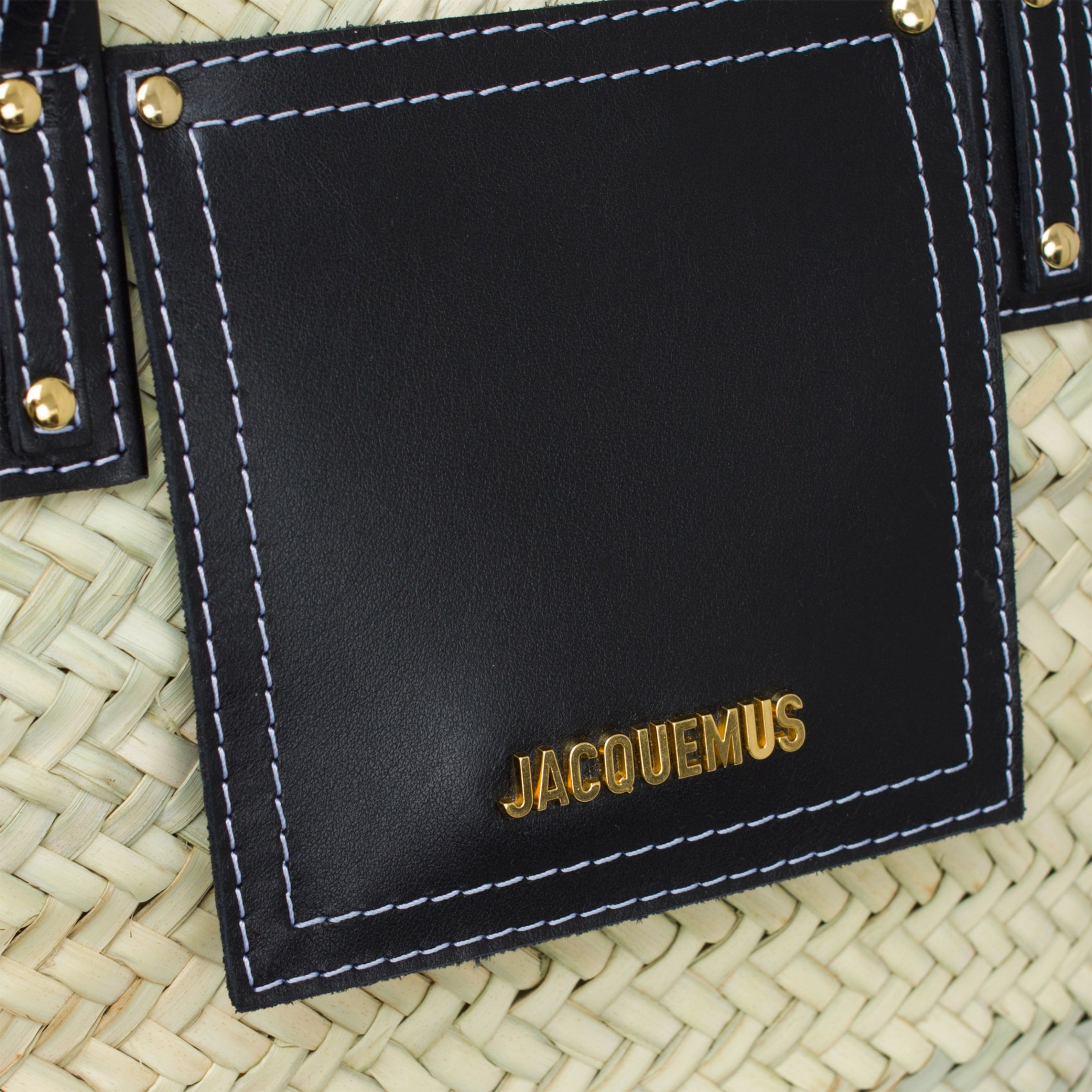 Сумка Jacquemus The Soli basket бежева