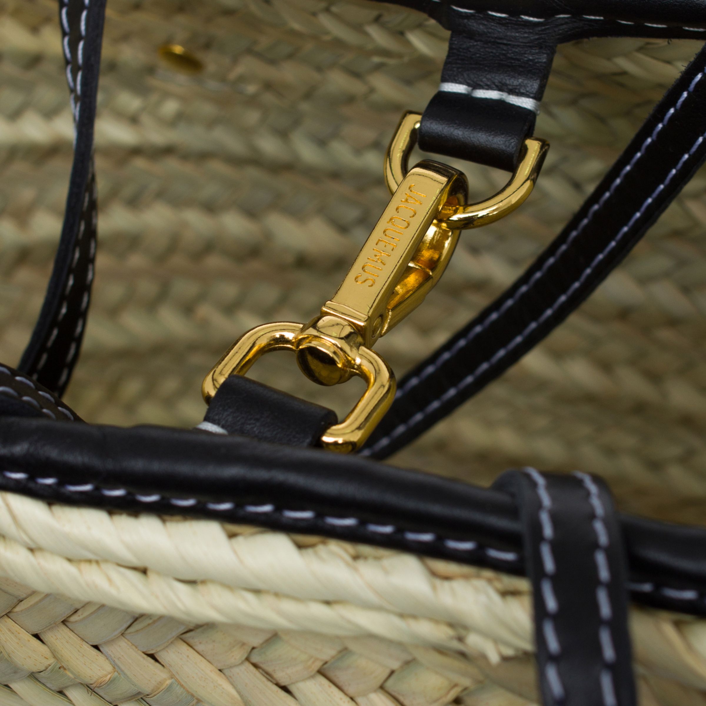 Сумка Jacquemus The Soli basket бежева