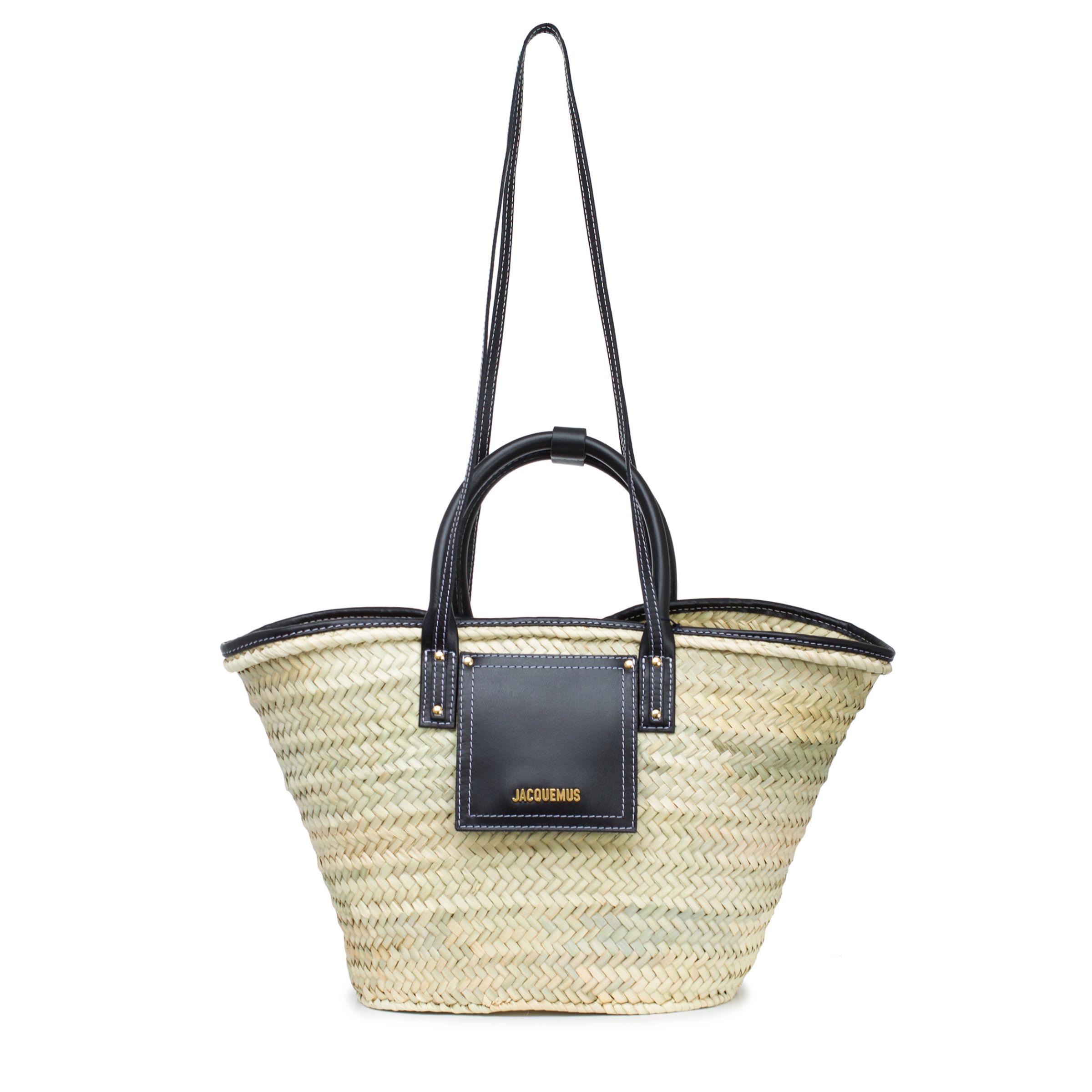 Сумка Jacquemus The Soli basket бежева