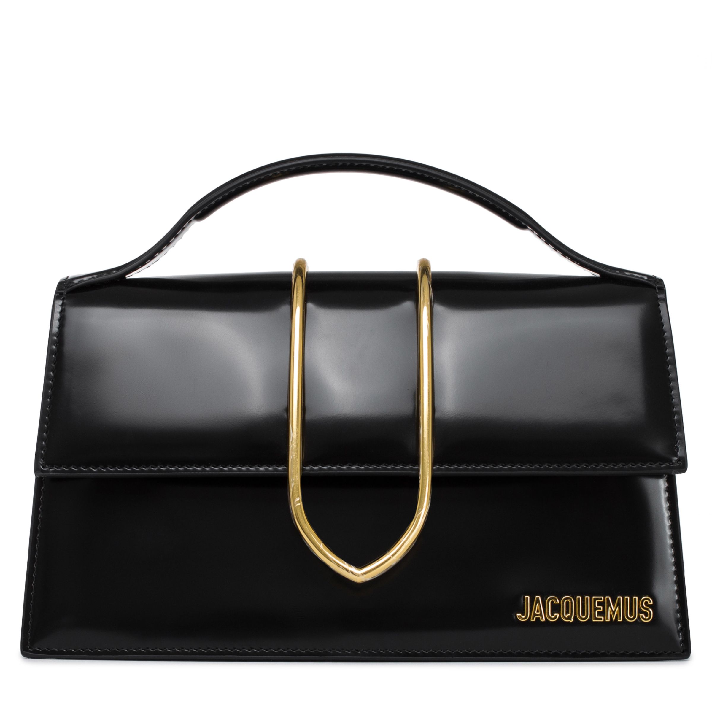 Сумка Jacquemus The large Bambino чёрная