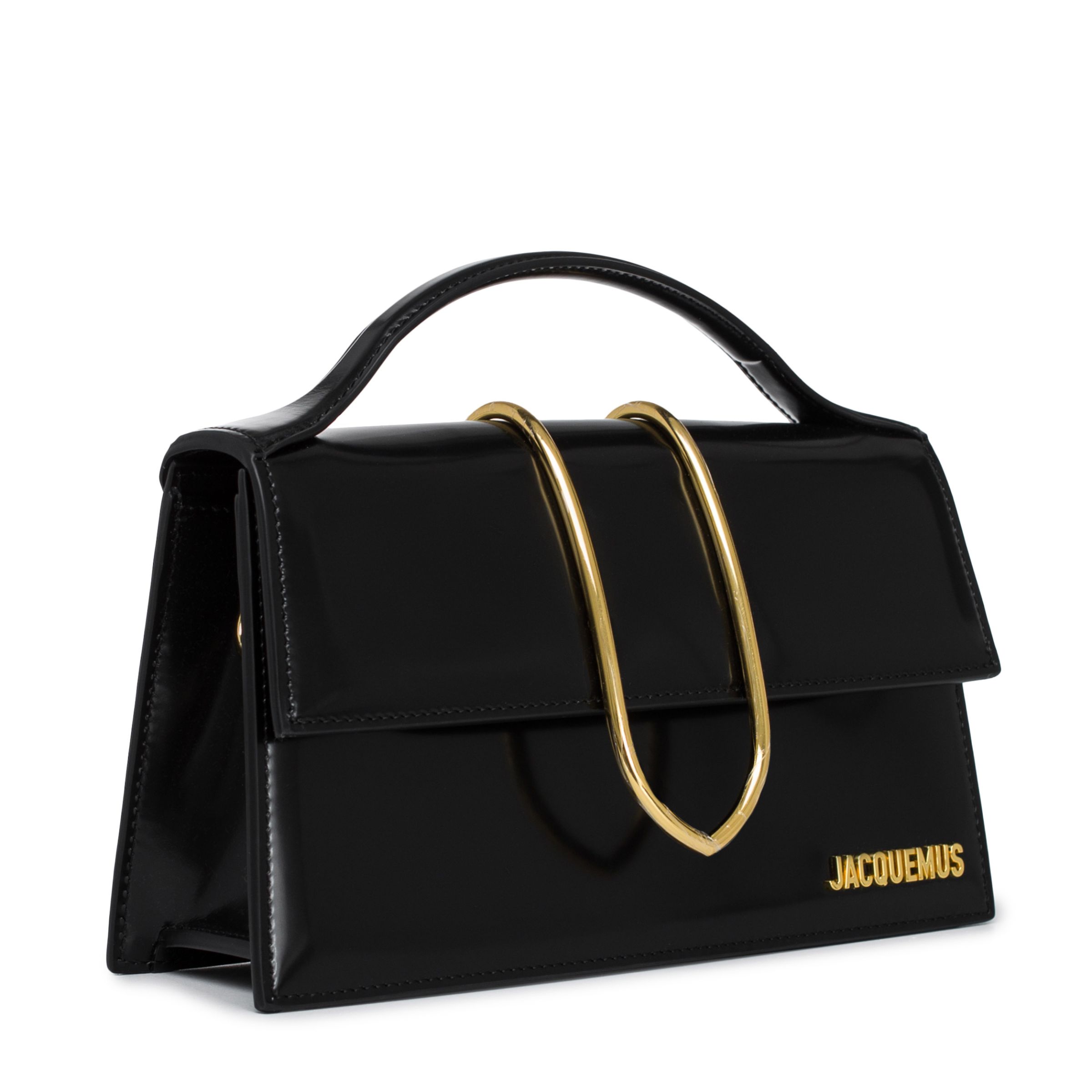 Сумка Jacquemus The large Bambino чёрная