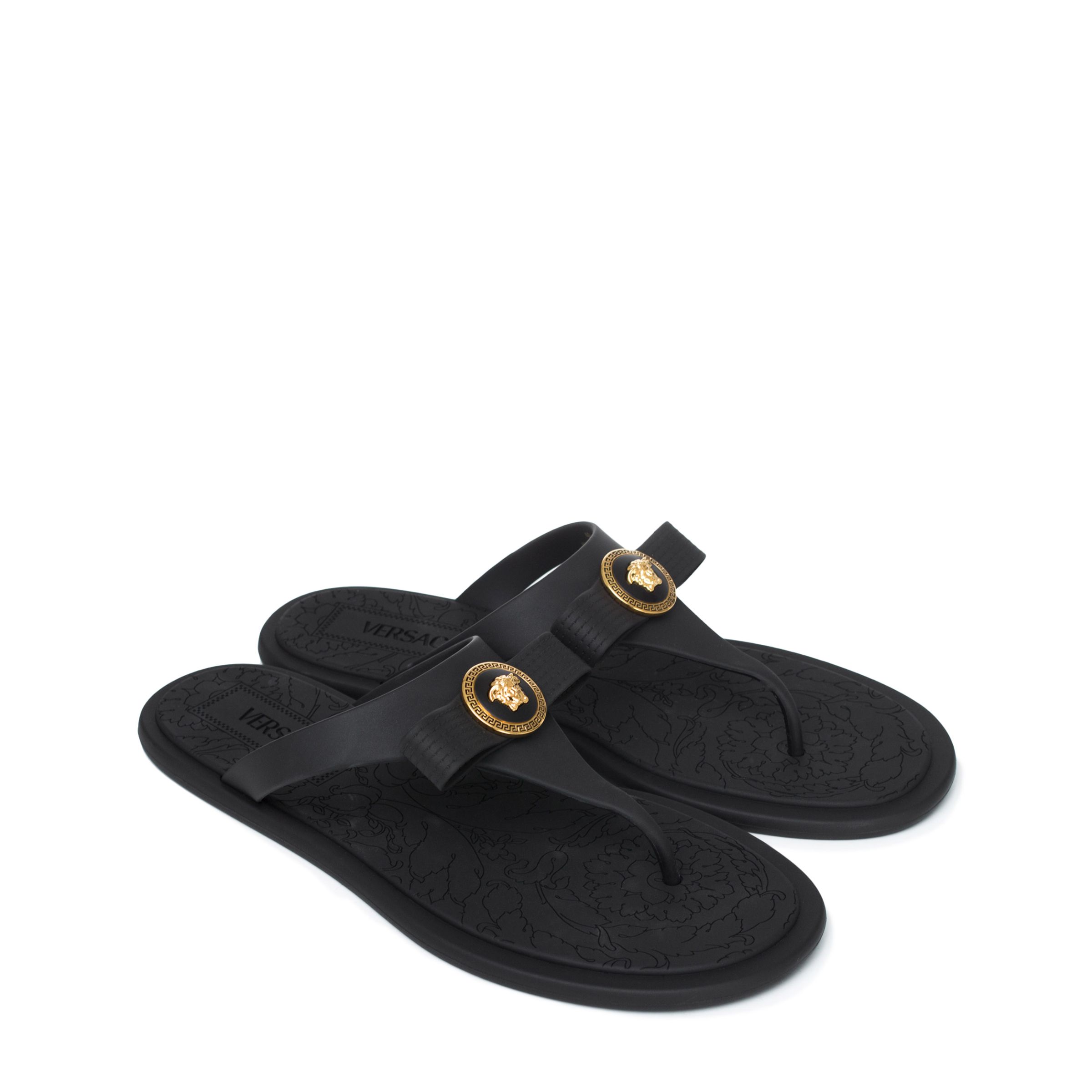 Шлёпанцы Versace Gianni чёрные