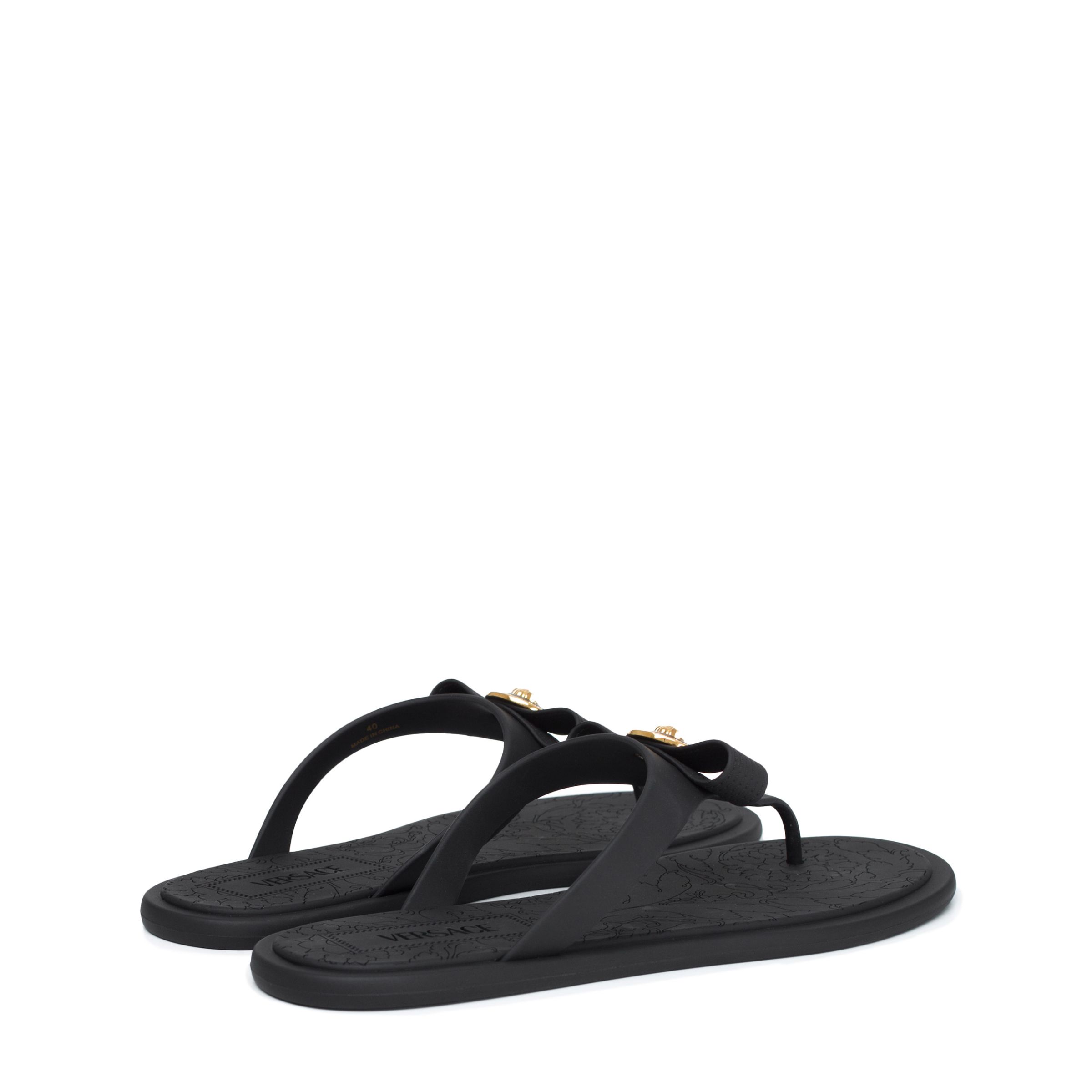 Шлёпанцы Versace Gianni чёрные
