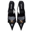 Туфлі-човники Versace Gianni Ribbon чорні
