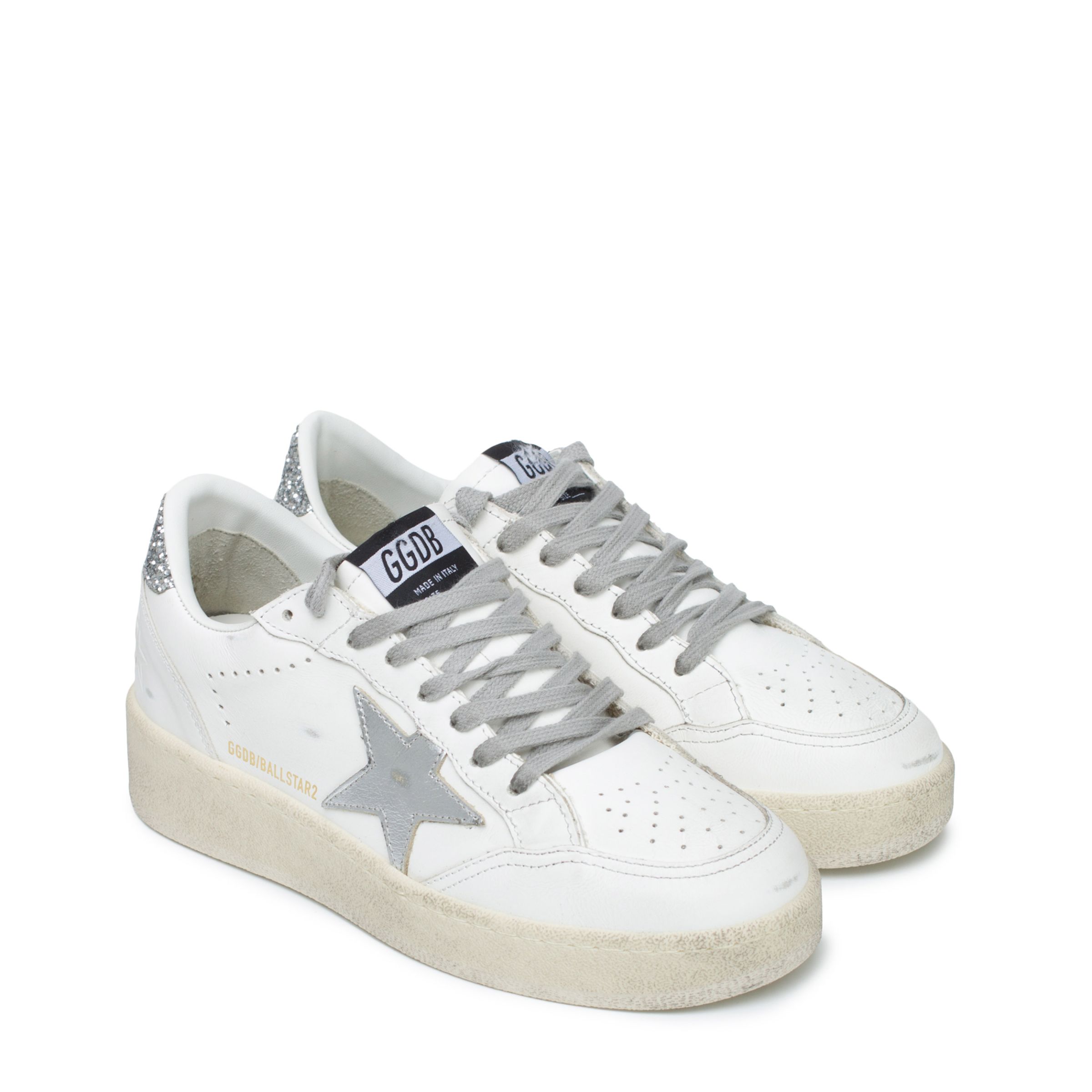Кроссовки Golden Goose Ball Star белые