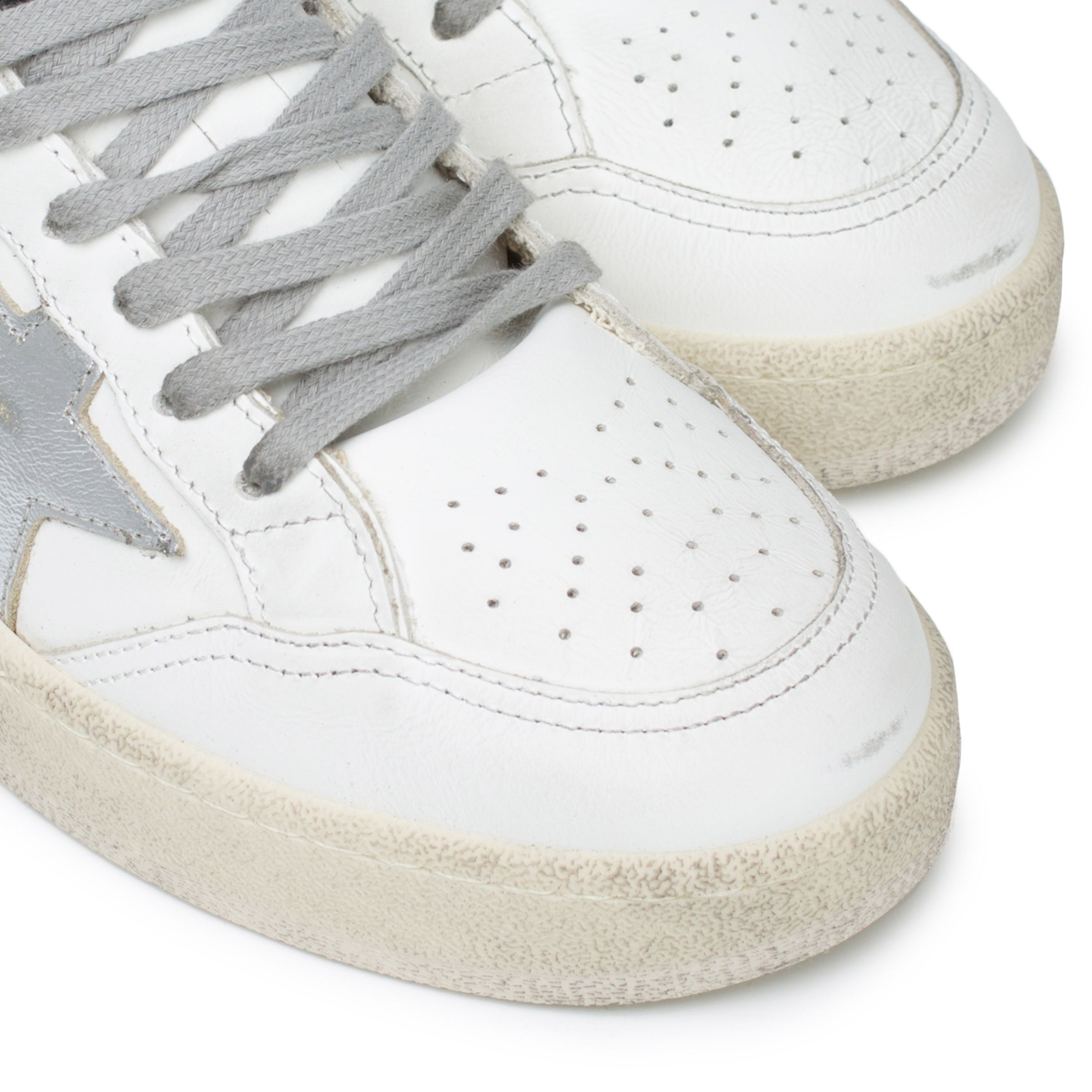 Кроссовки Golden Goose Ball Star белые