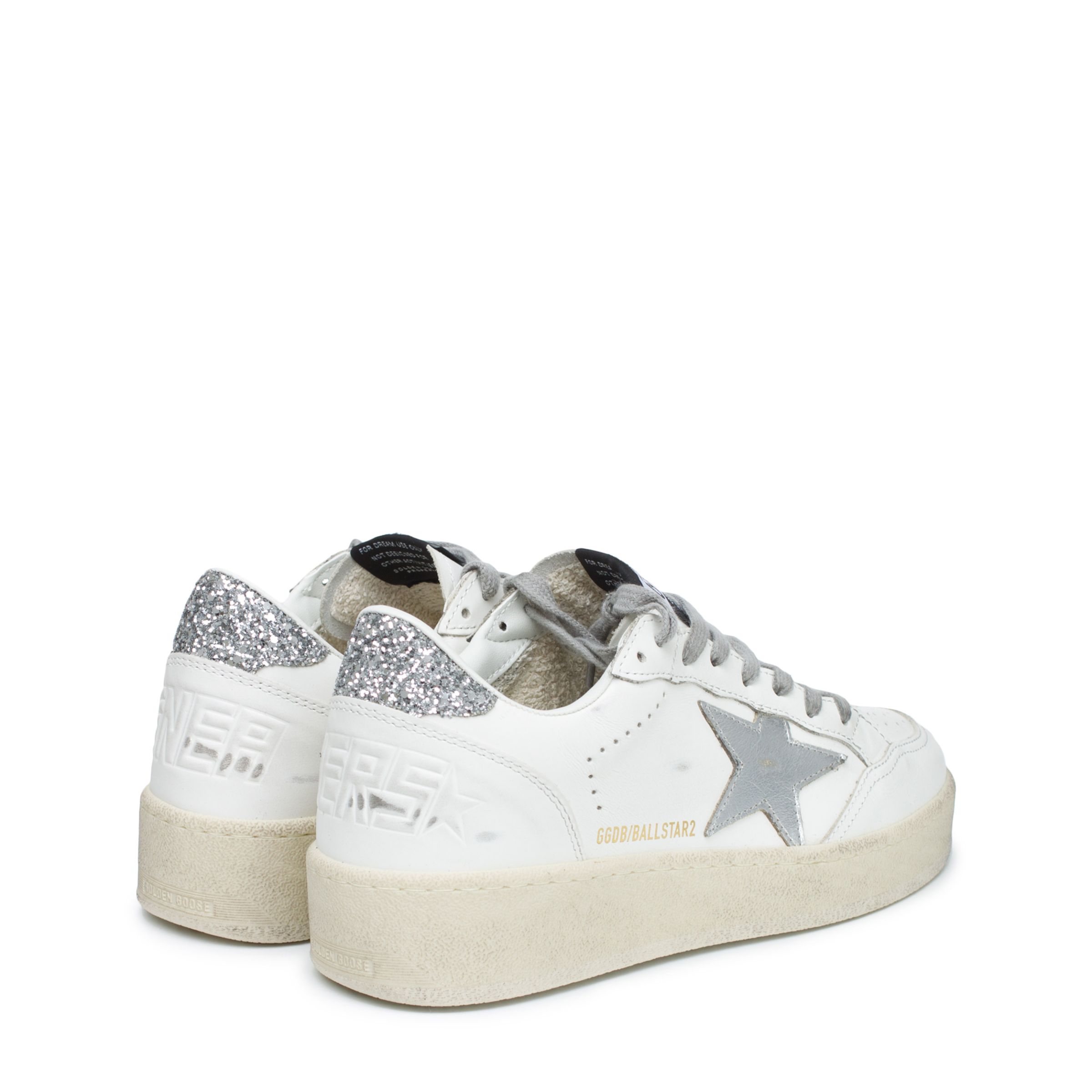 Кроссовки Golden Goose Ball Star белые