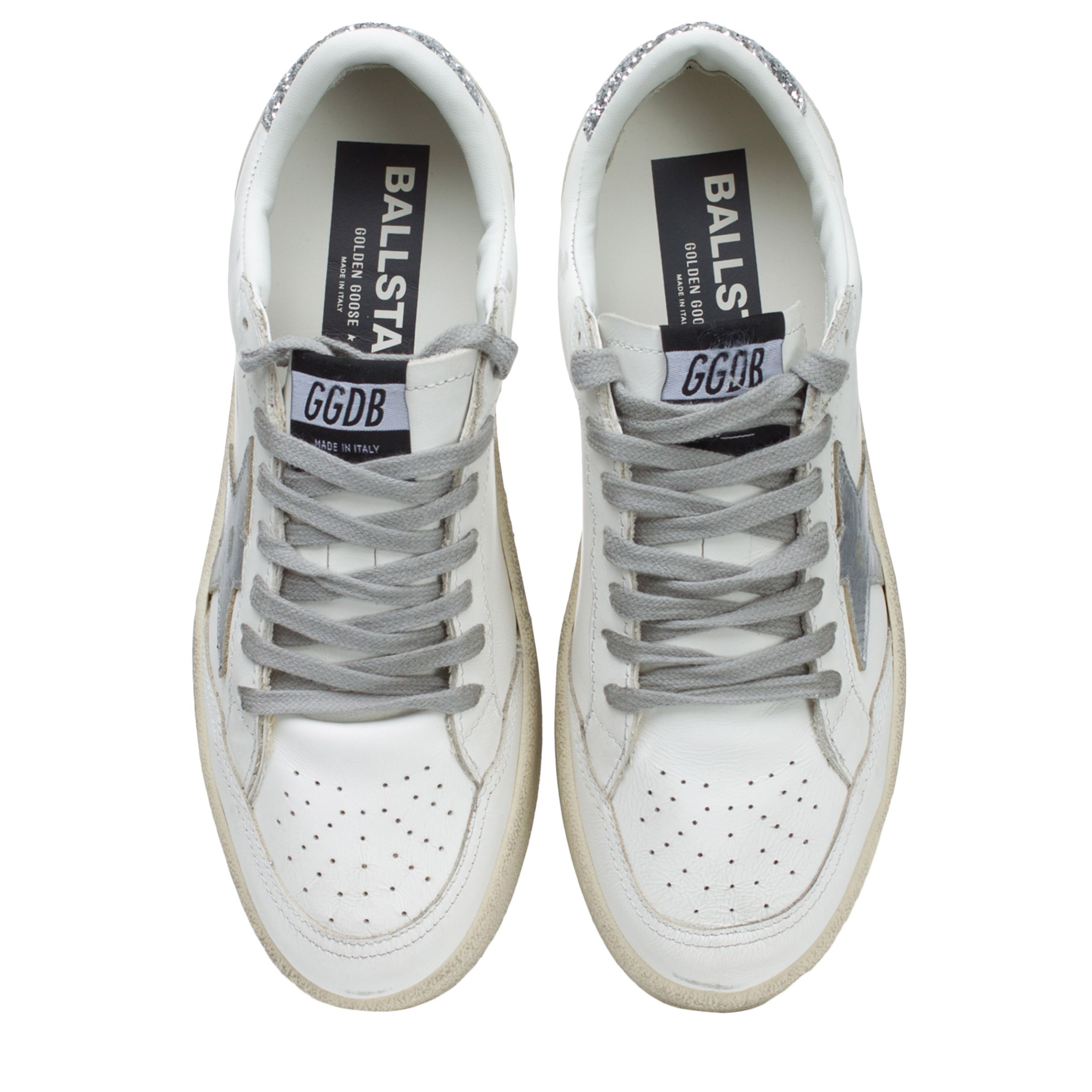 Кроссовки Golden Goose Ball Star белые