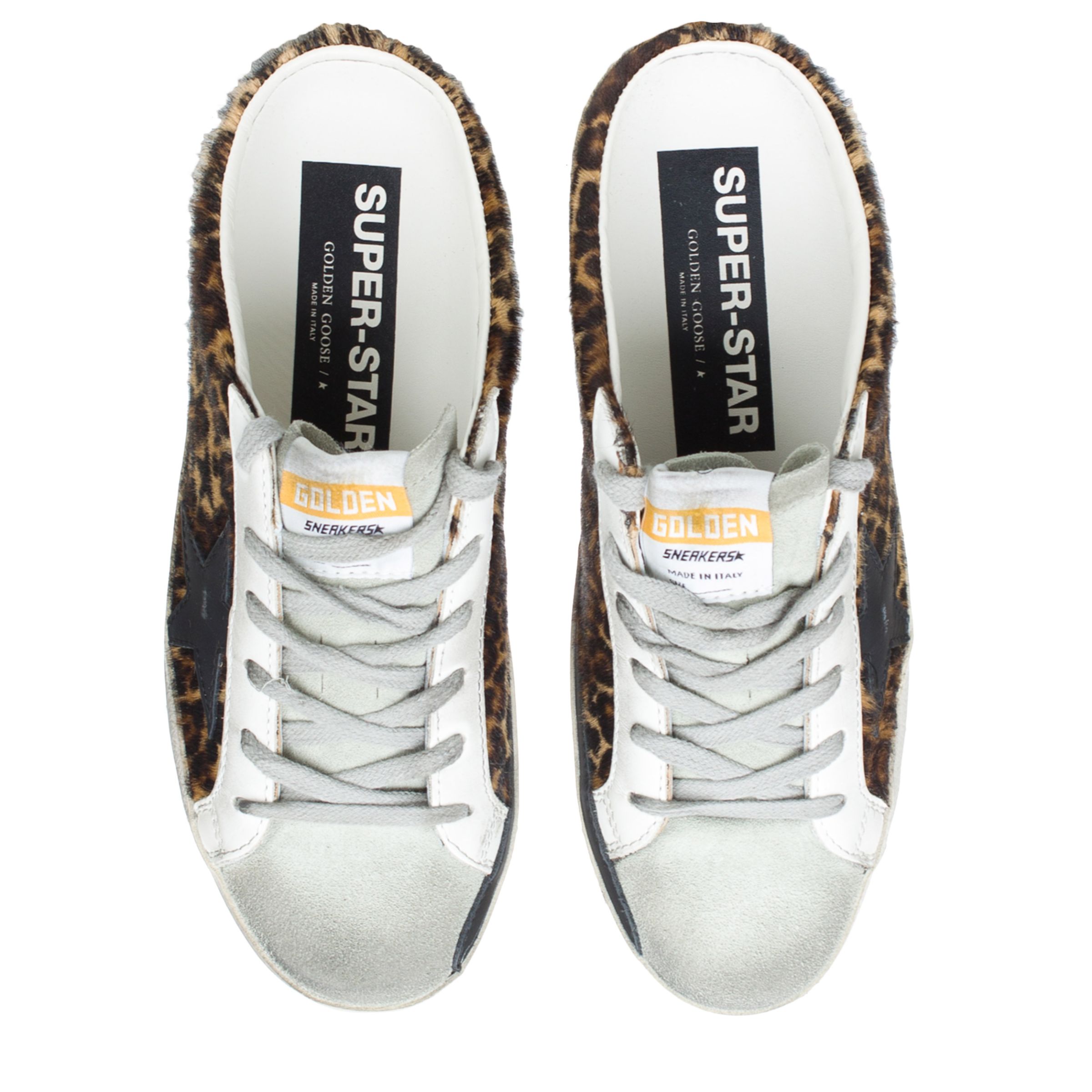 Кроссовки Golden Goose Super-Star коричневые