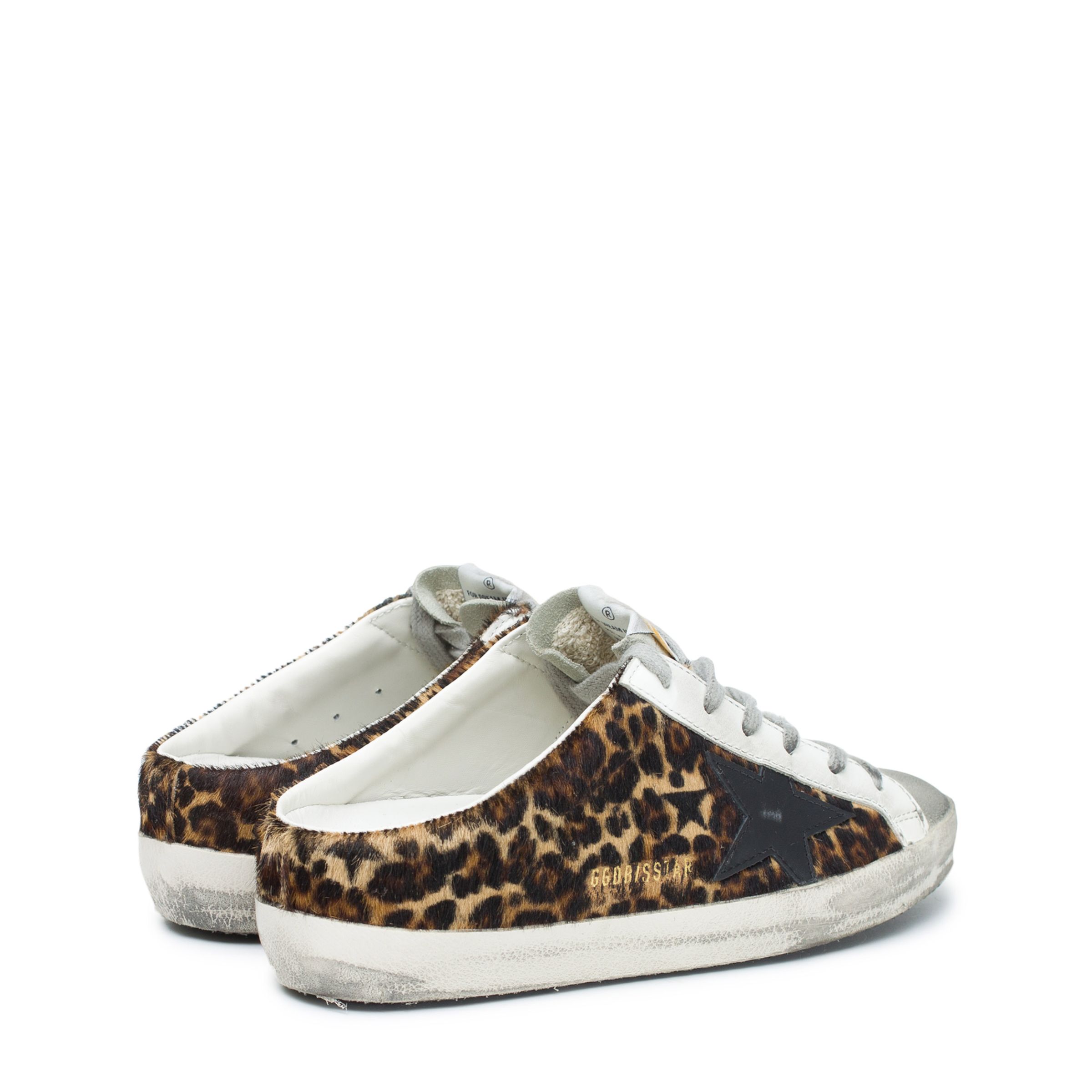 Кроссовки Golden Goose Super-Star коричневые