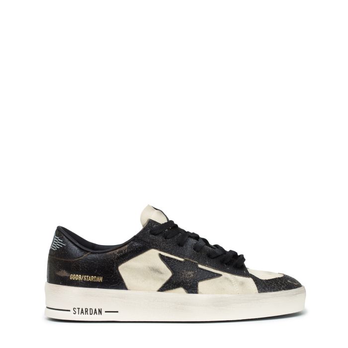 Кроссовки Golden Goose Stardan чёрно-белые