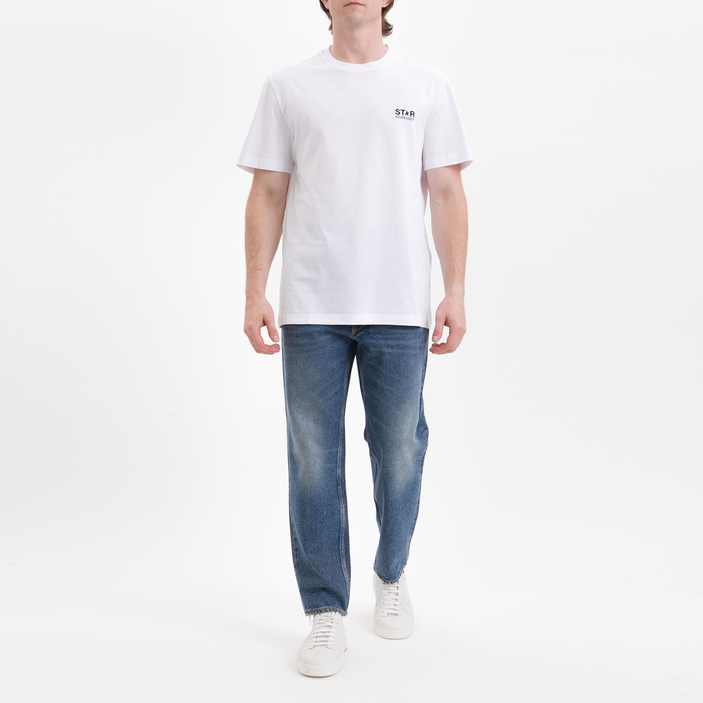 Футболка Golden Goose белая