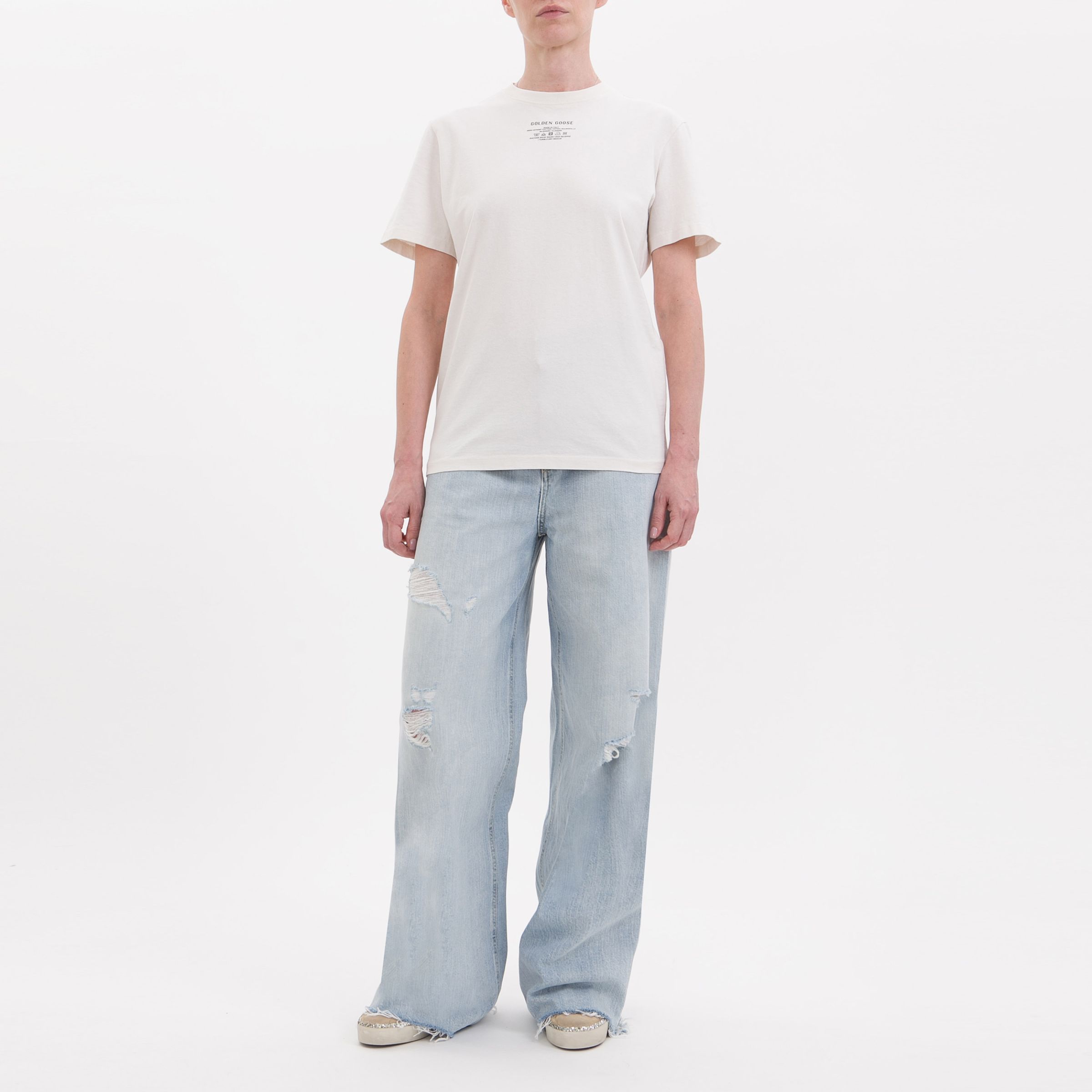 Футболка Golden Goose белая