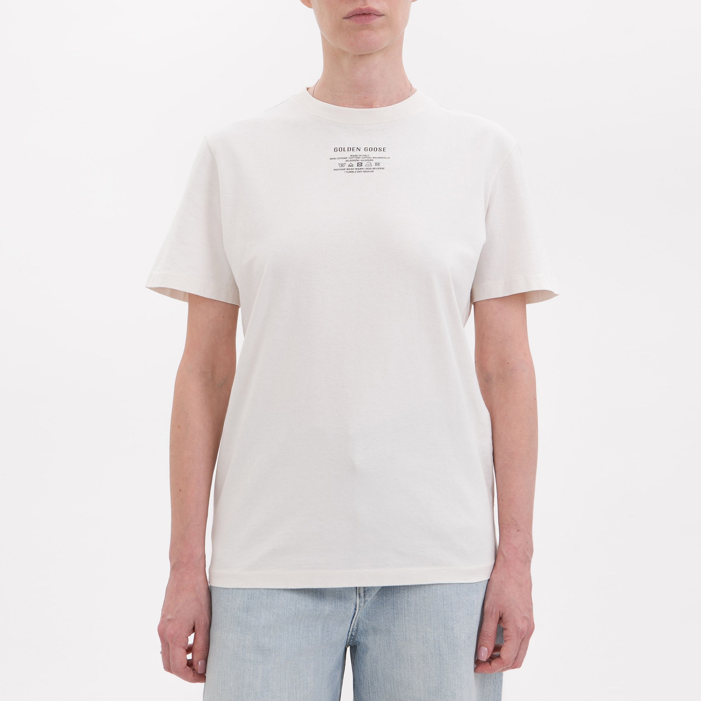 Футболка Golden Goose белая