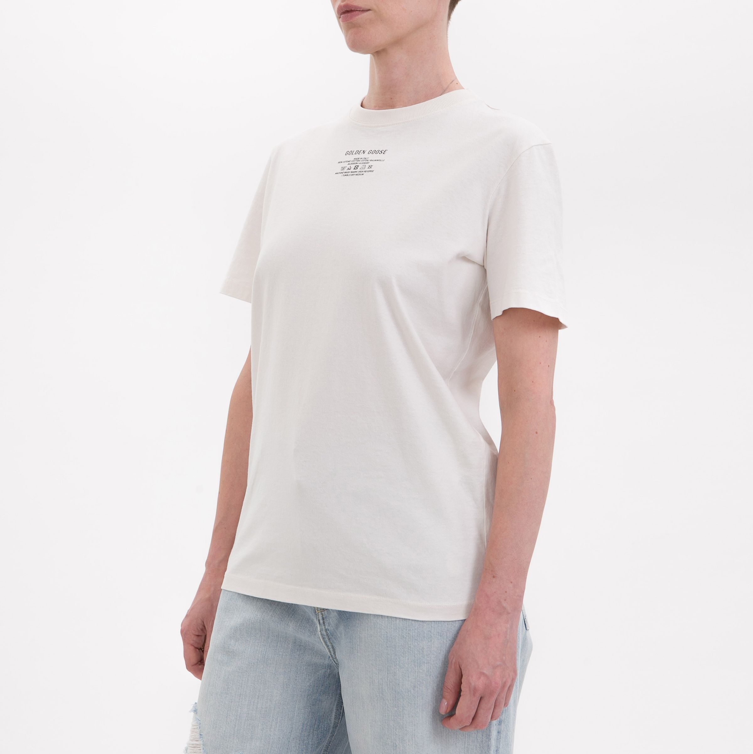Футболка Golden Goose белая
