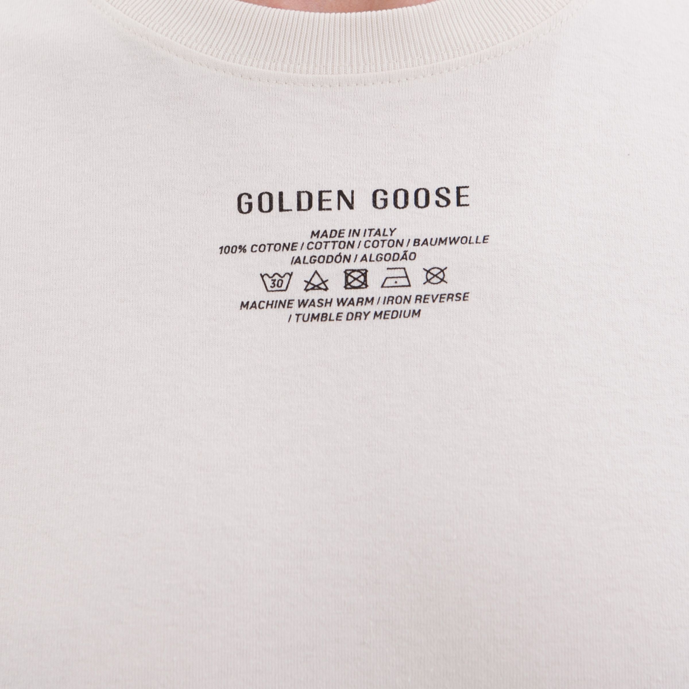 Футболка Golden Goose белая