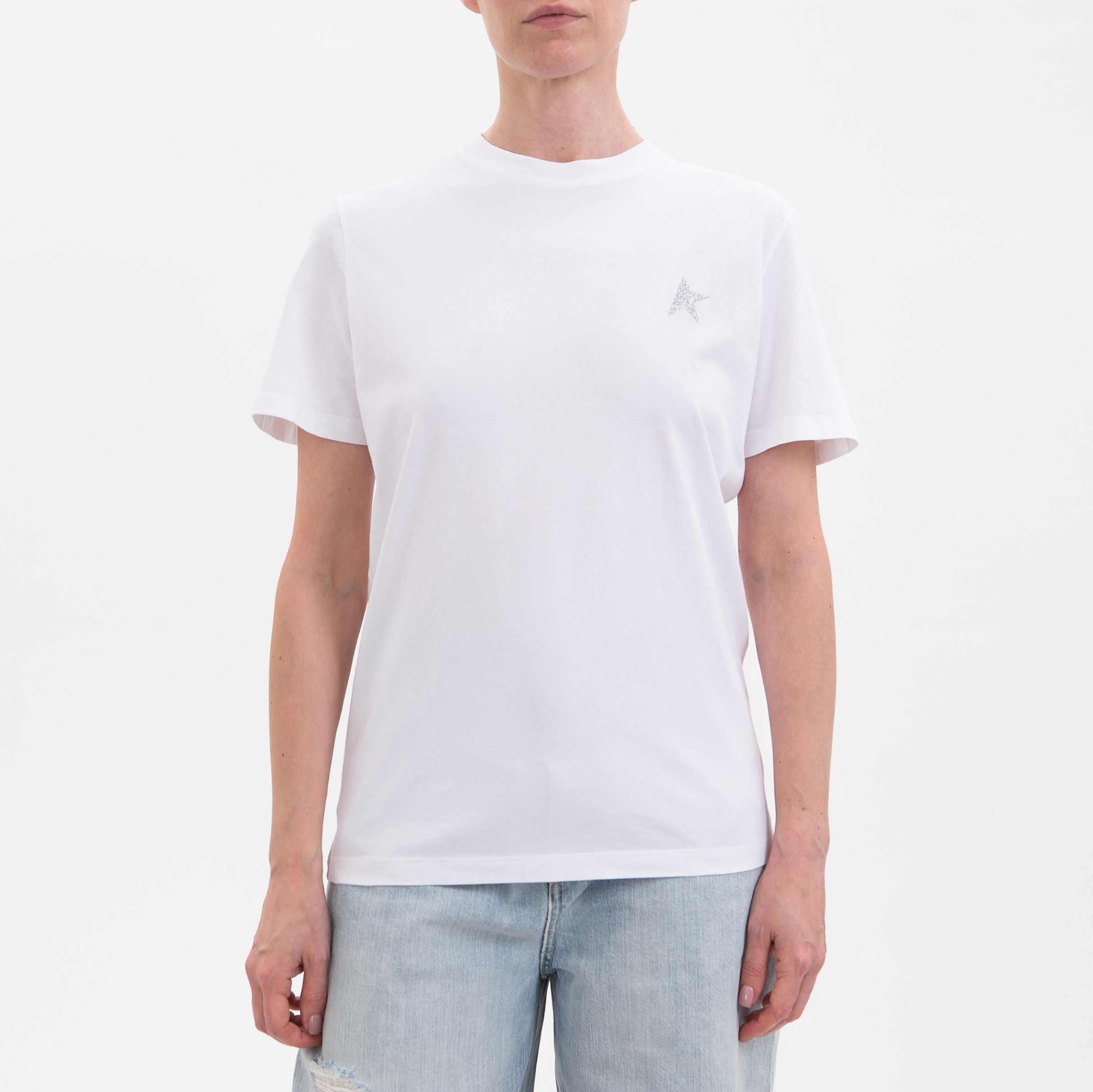 Футболка Golden Goose белая