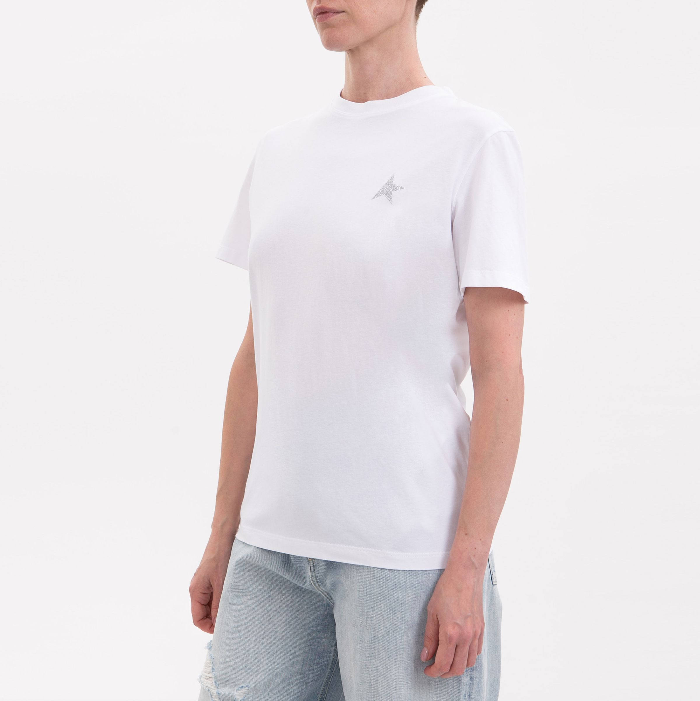 Футболка Golden Goose белая
