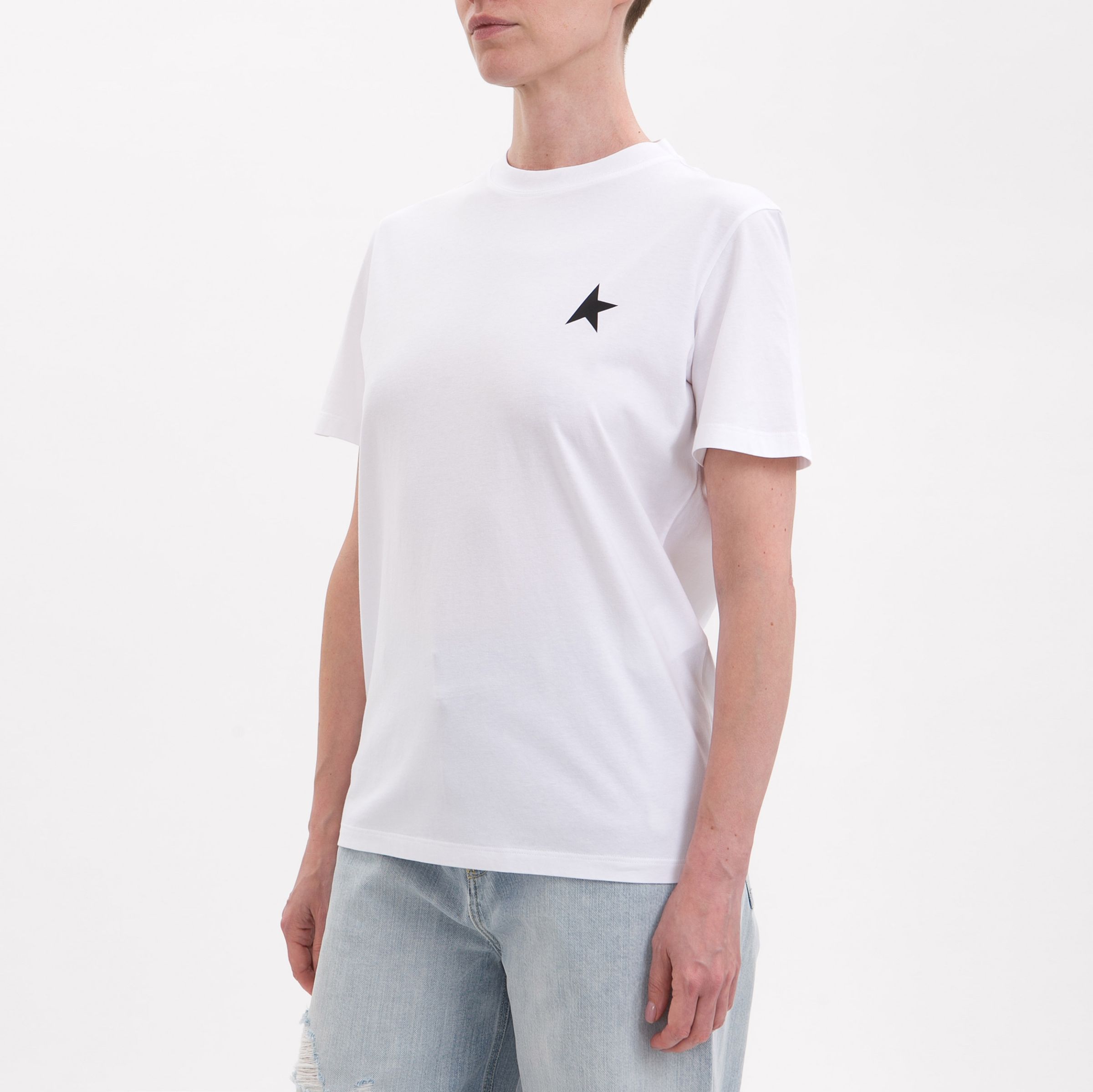 Футболка Golden Goose белая