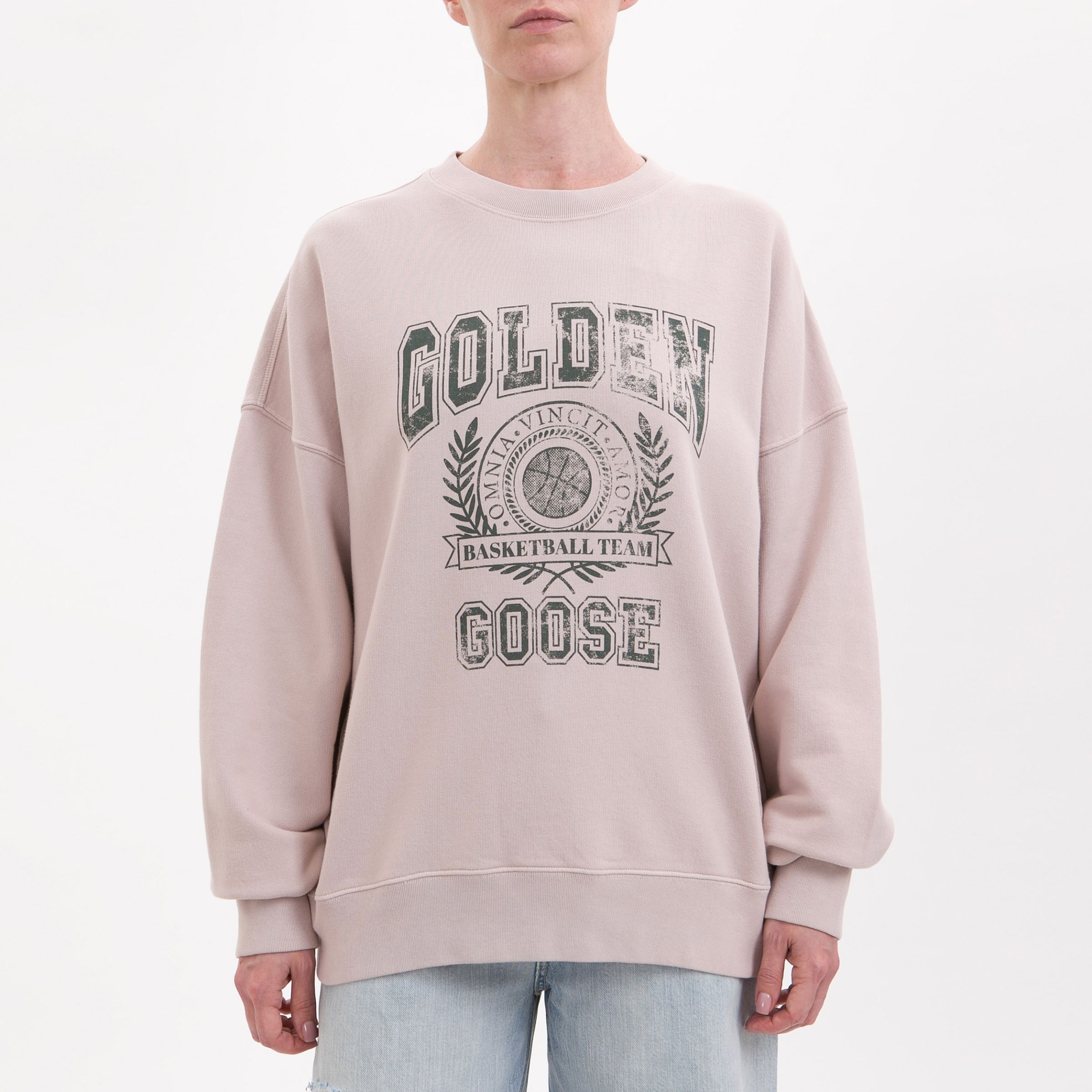 Толстовка Golden Goose розовая