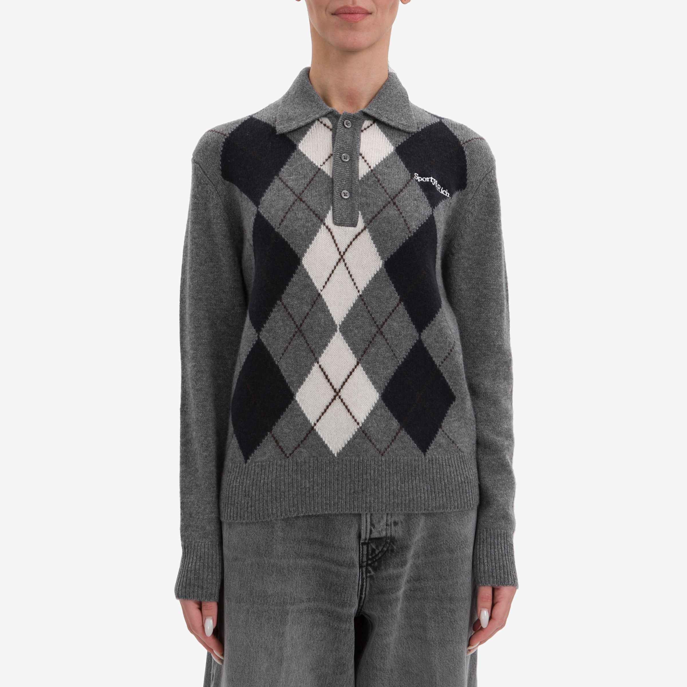 Поло-свитер женское