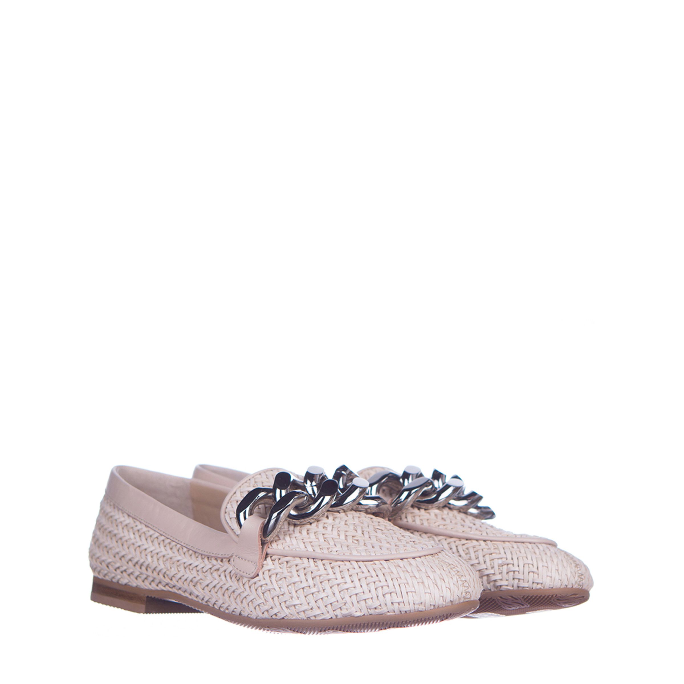 Лоферы Casadei розовые