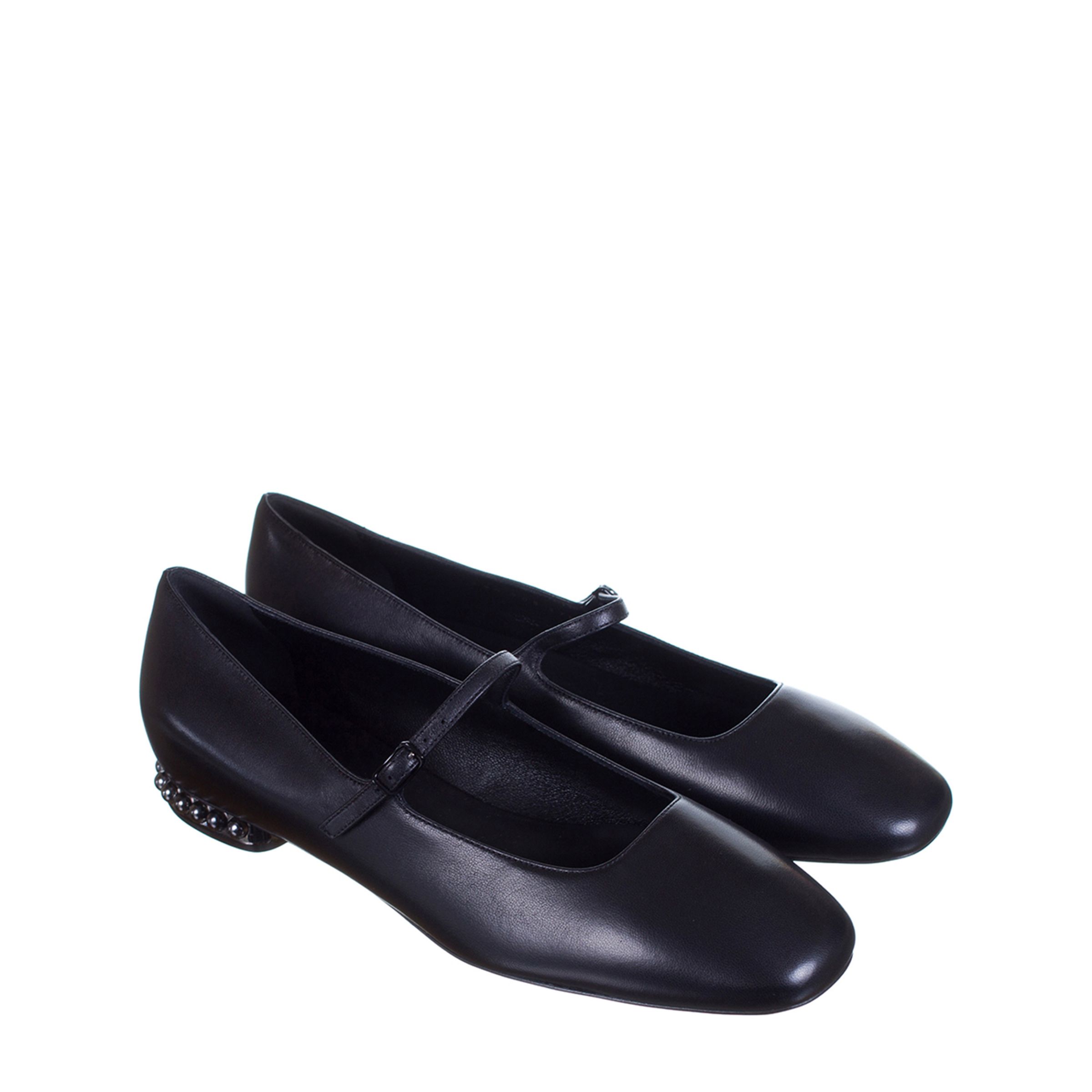 Балетки Casadei чёрные