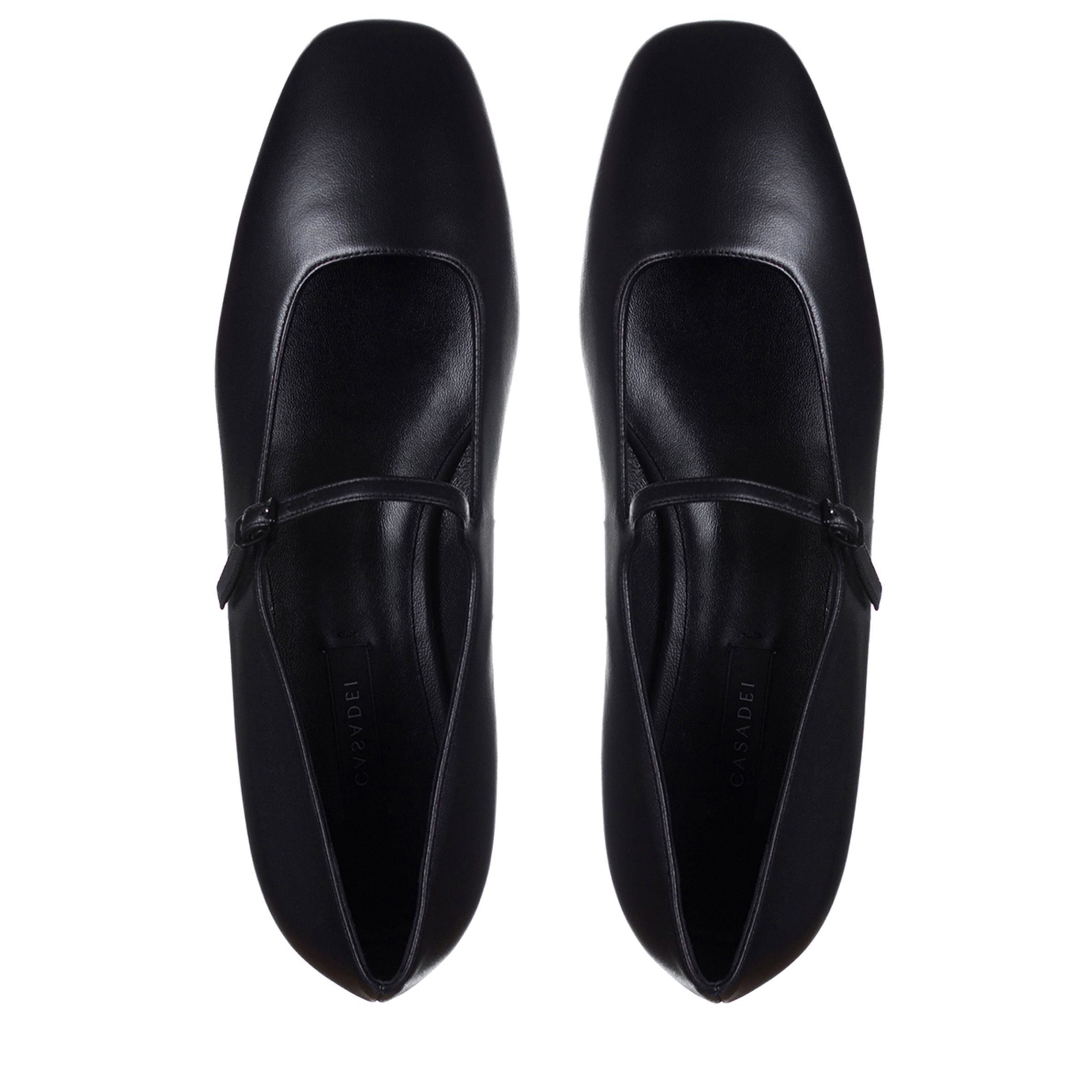Балетки Casadei чёрные