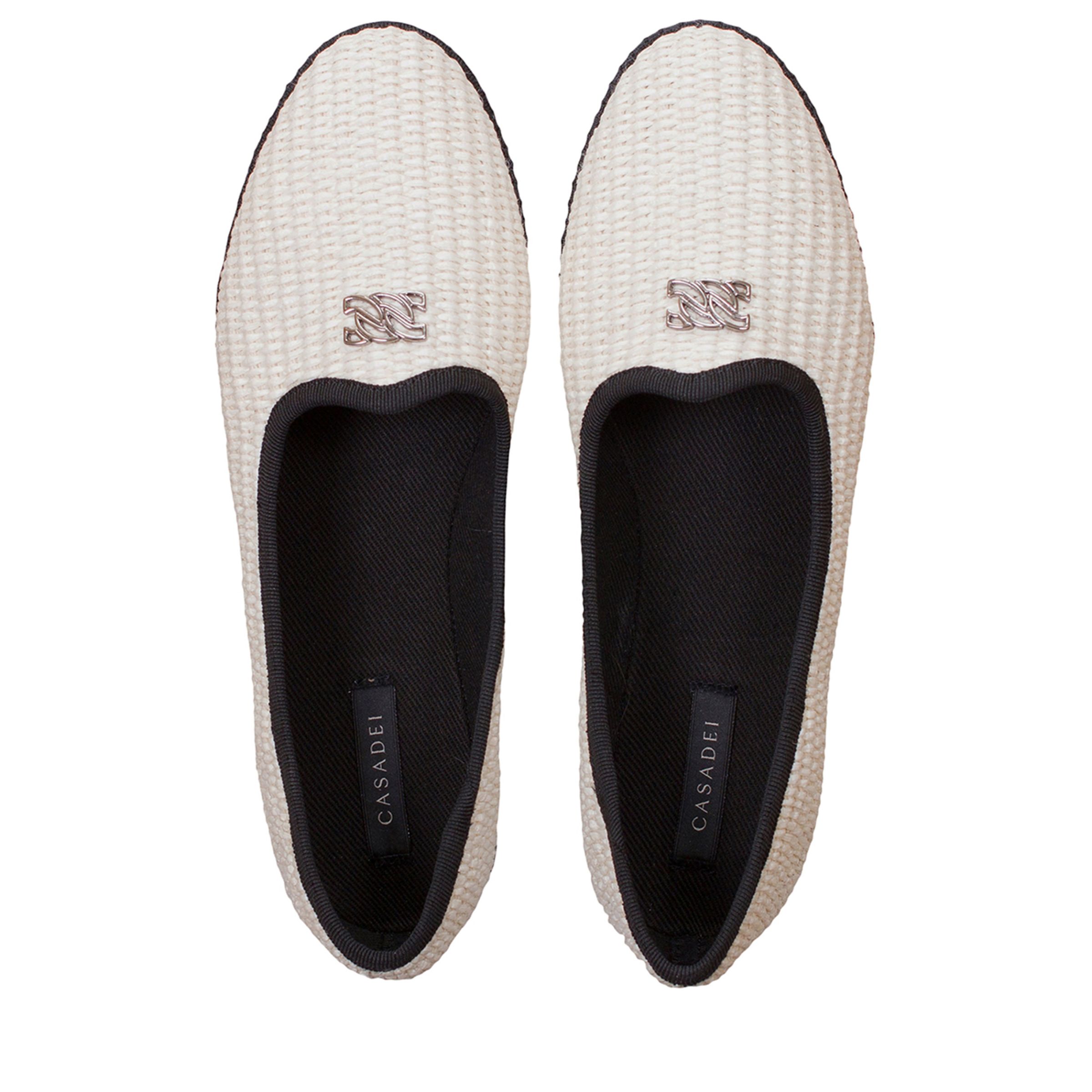 Мокасины Casadei белые