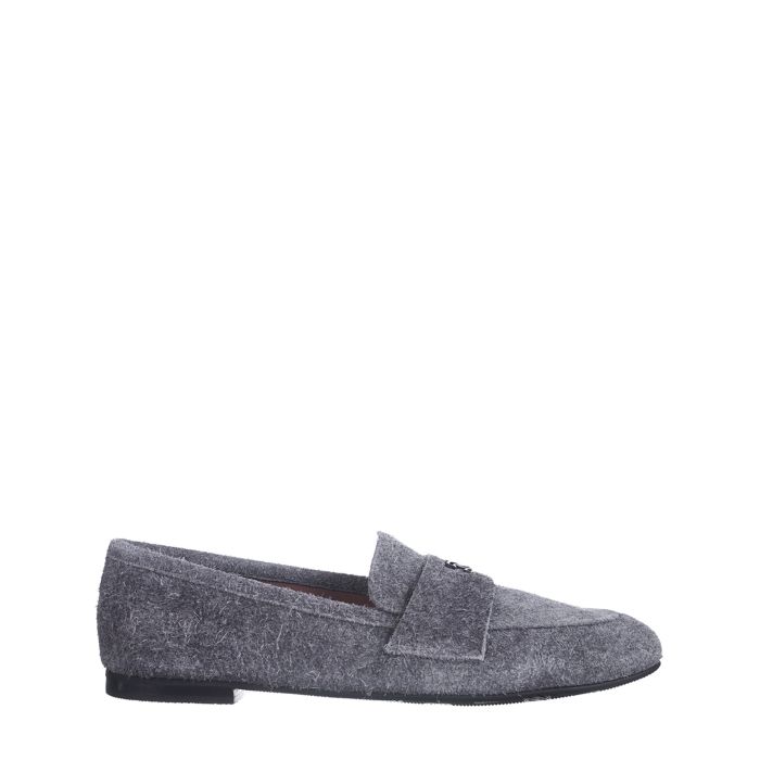 Лоферы Casadei серые