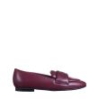 Лоферы Casadei бордовые
